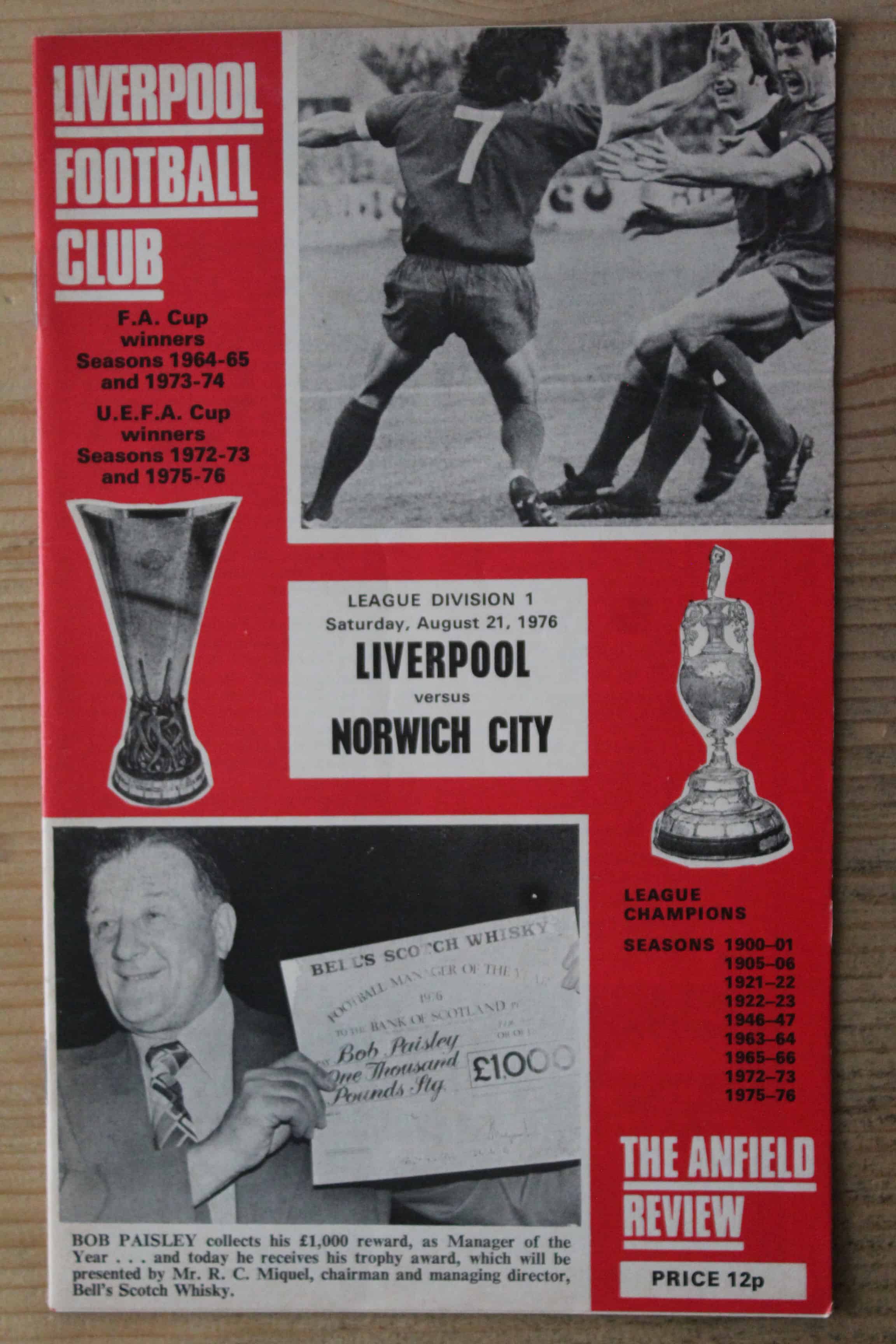 Liverpool FC v Norwich City FC