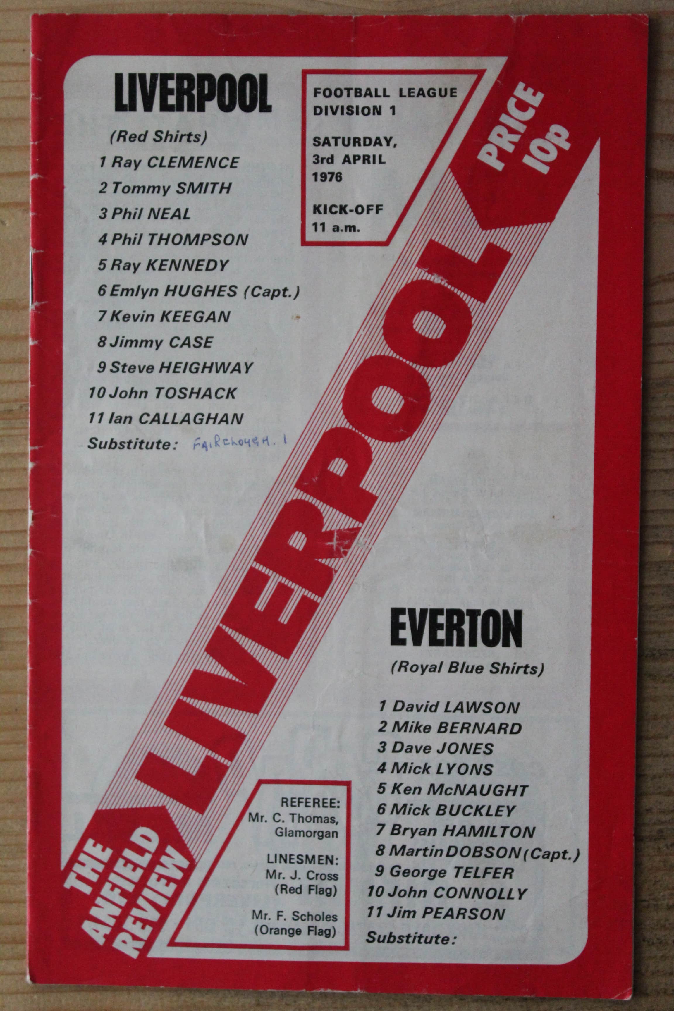 Liverpool FC v Everton FC