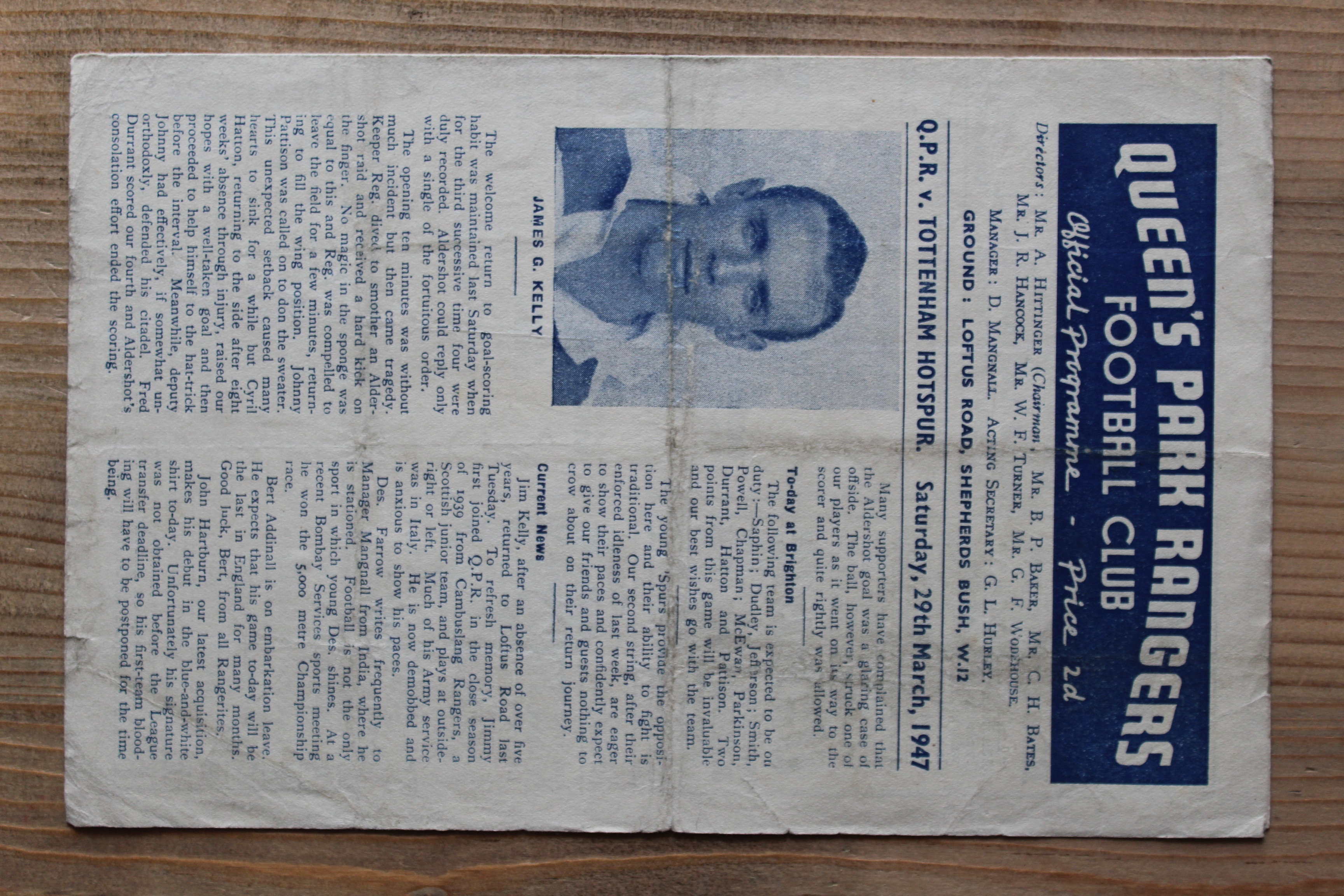 Queens Park Rangers FC v Tottenham Hotspur FC