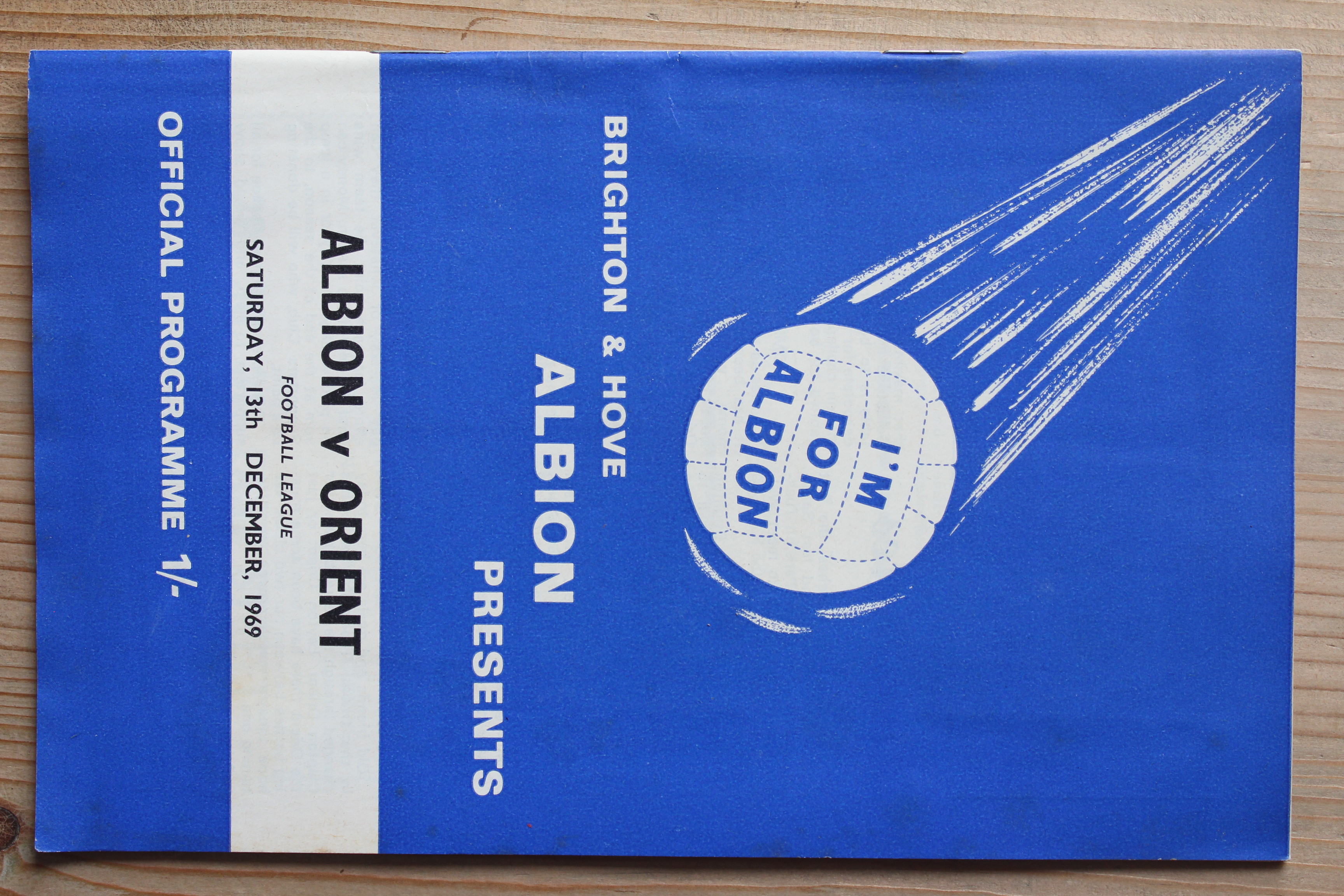 Brighton & Hove Albion FC v Orient