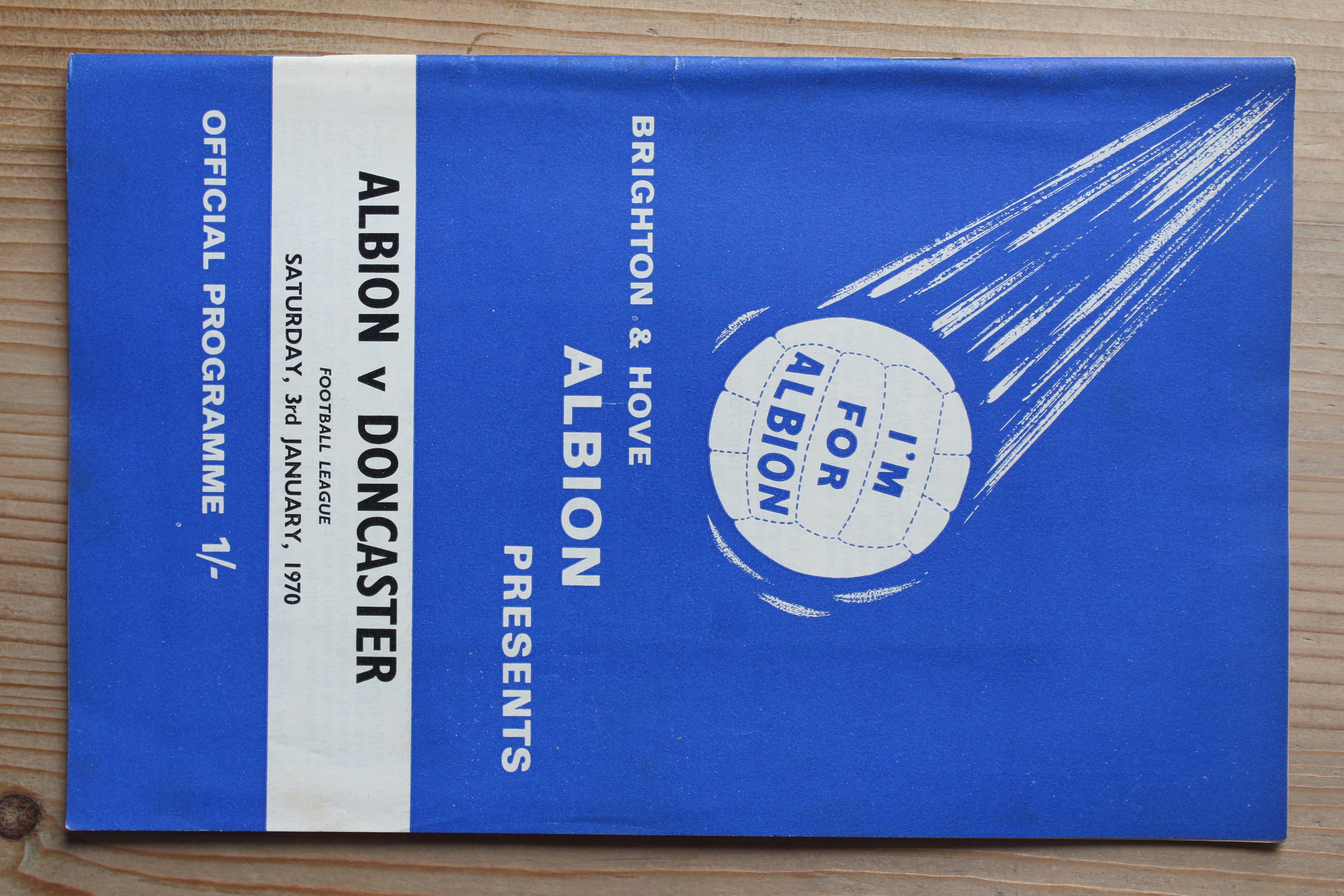 Brighton & Hove Albion FC v Doncaster Rovers FC