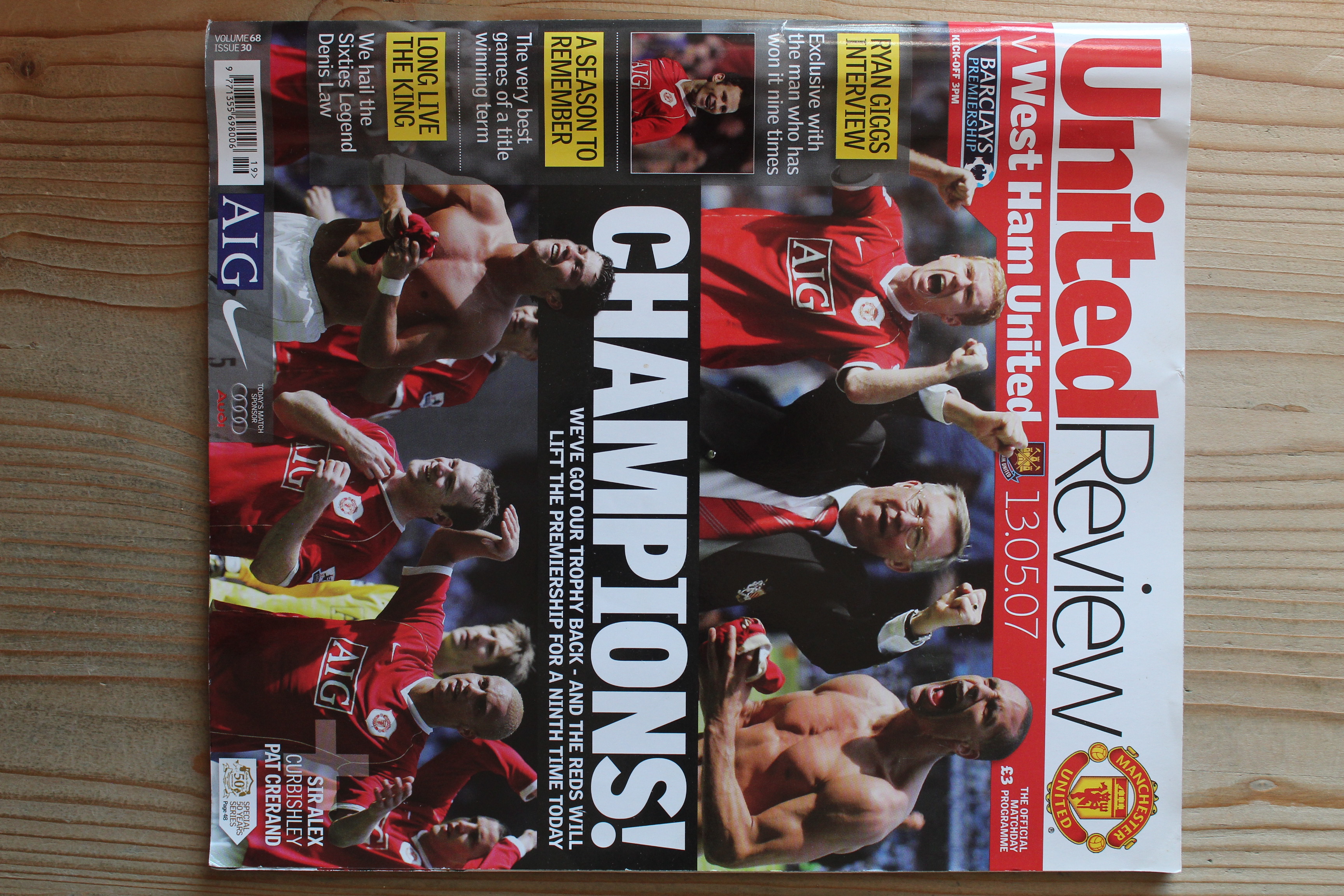 Manchester United FC v West Ham United FC
