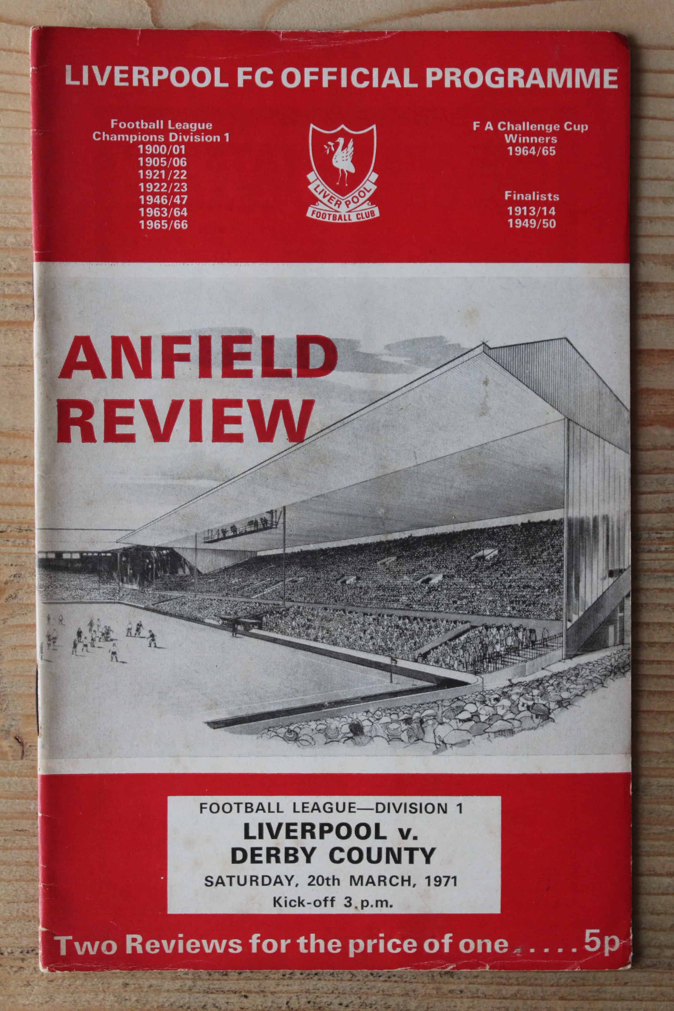 Liverpool FC v Derby County FC