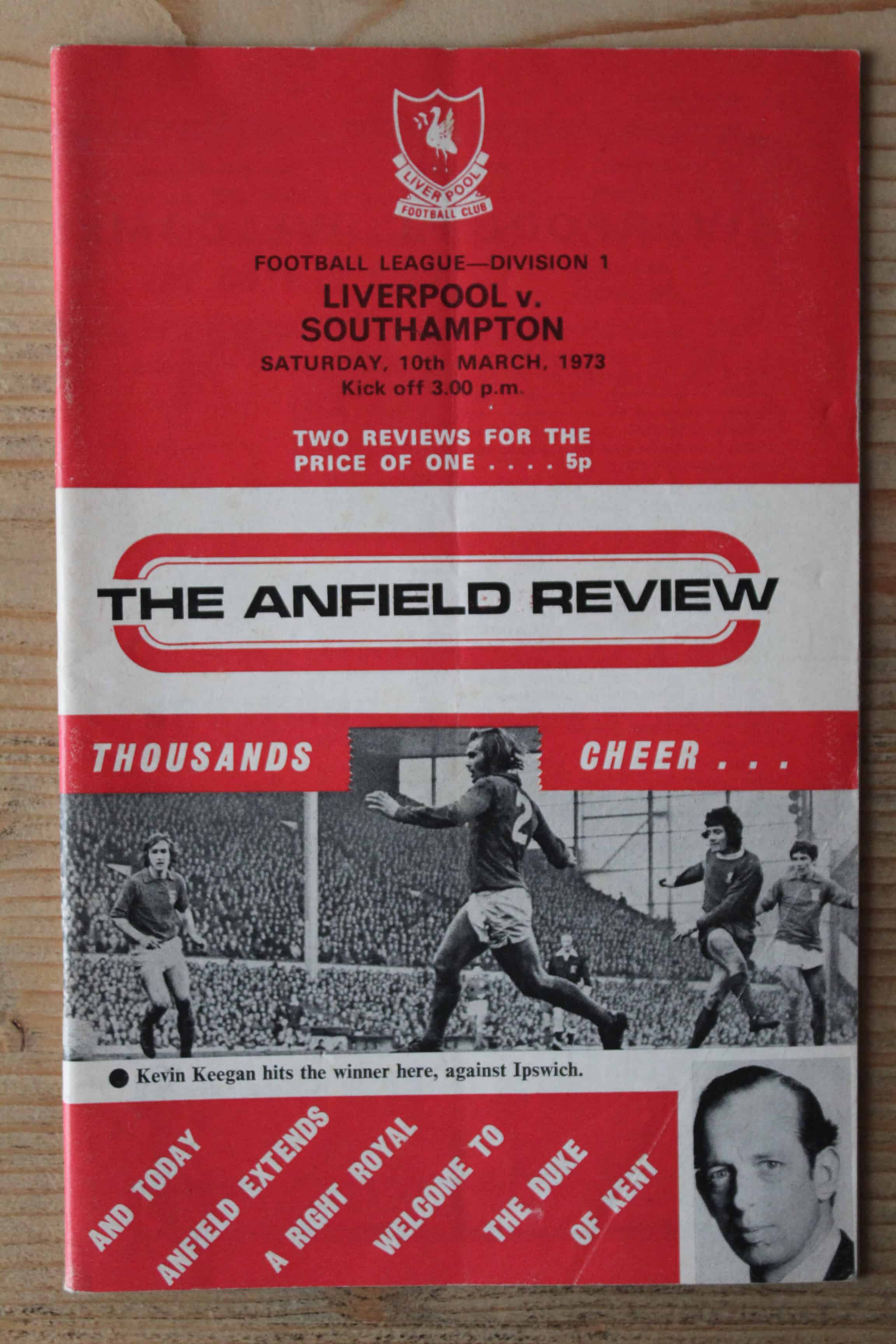 Liverpool FC v Southampton FC