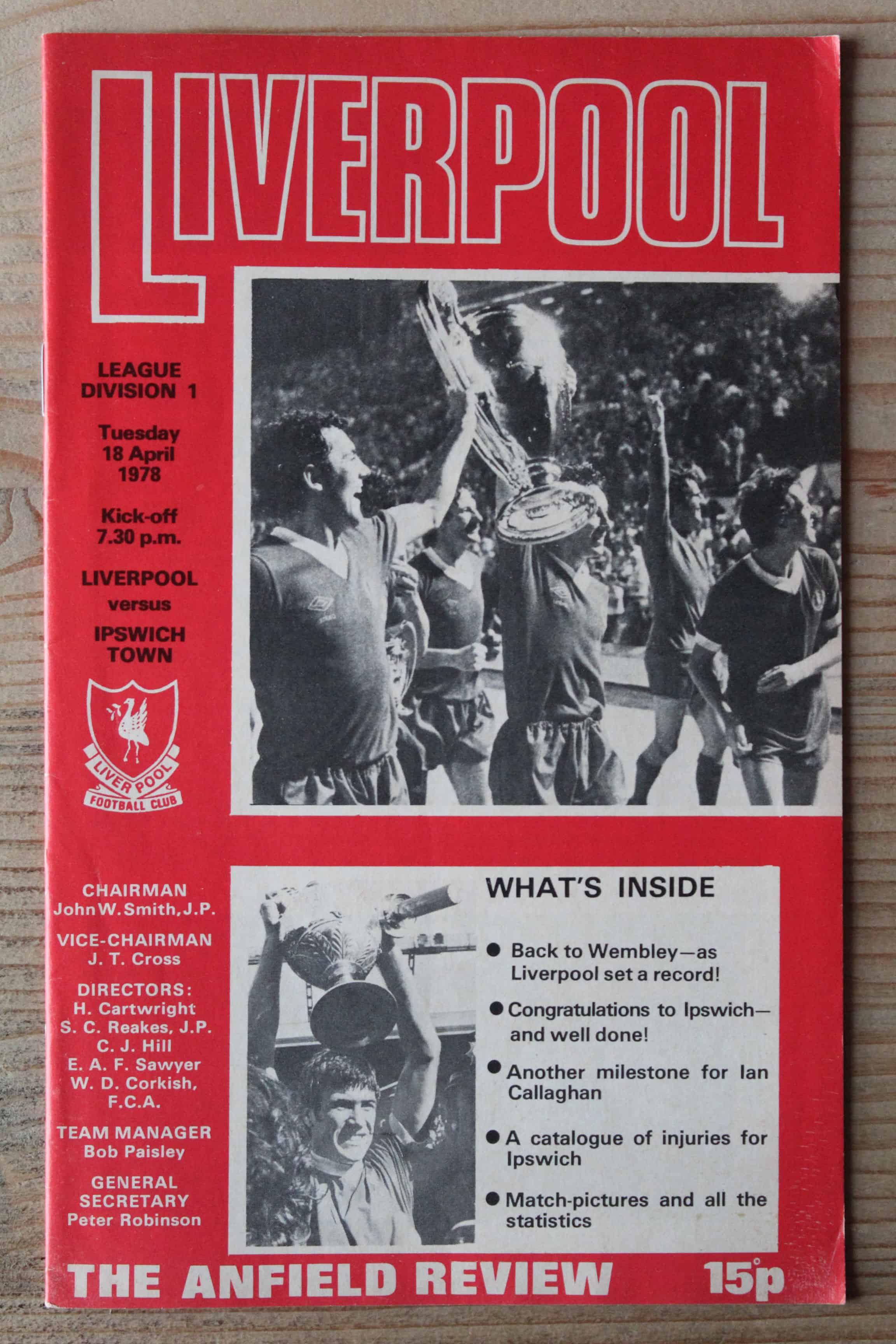 Liverpool FC v Ipswich Town FC