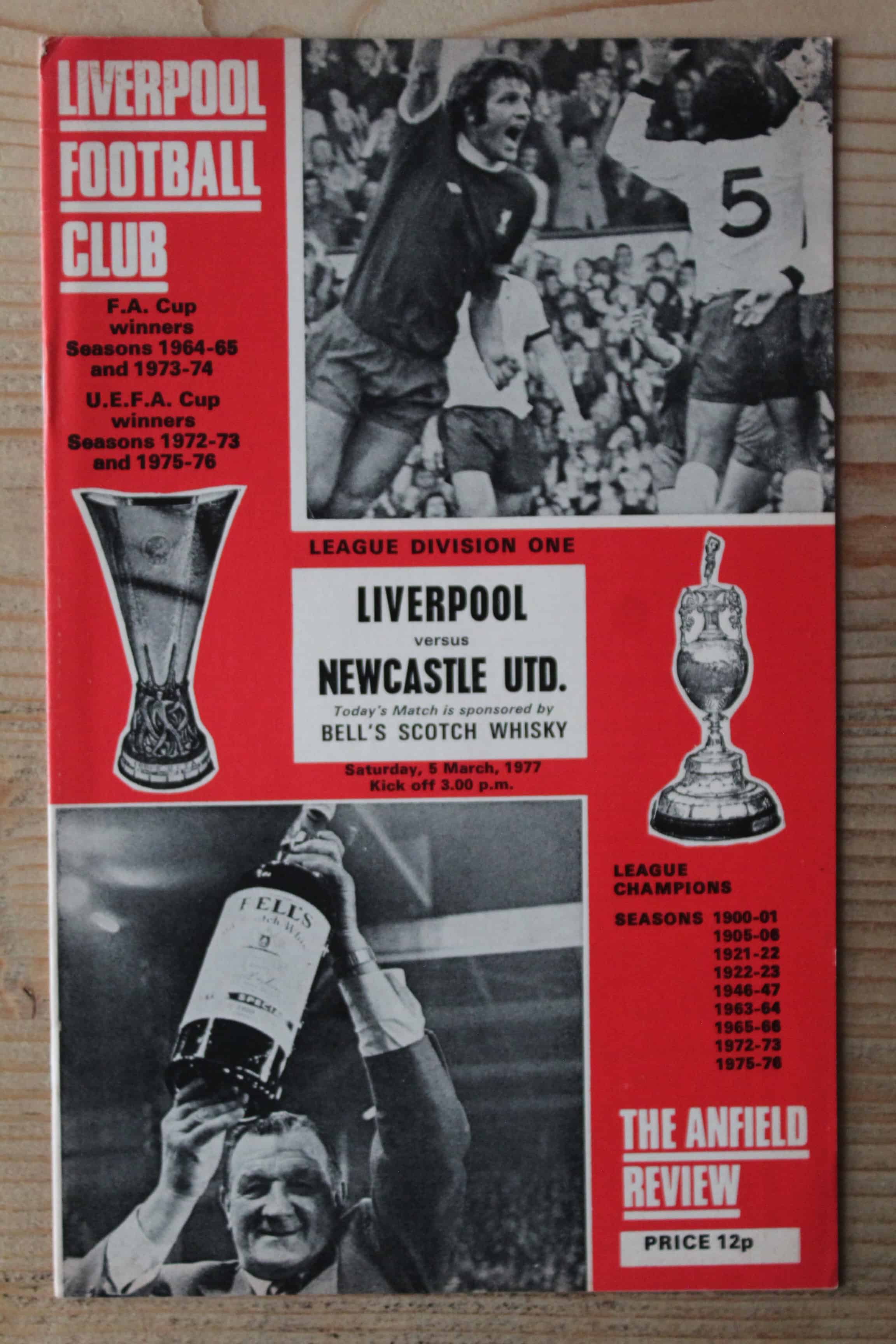 Liverpool FC v Newcastle United FC