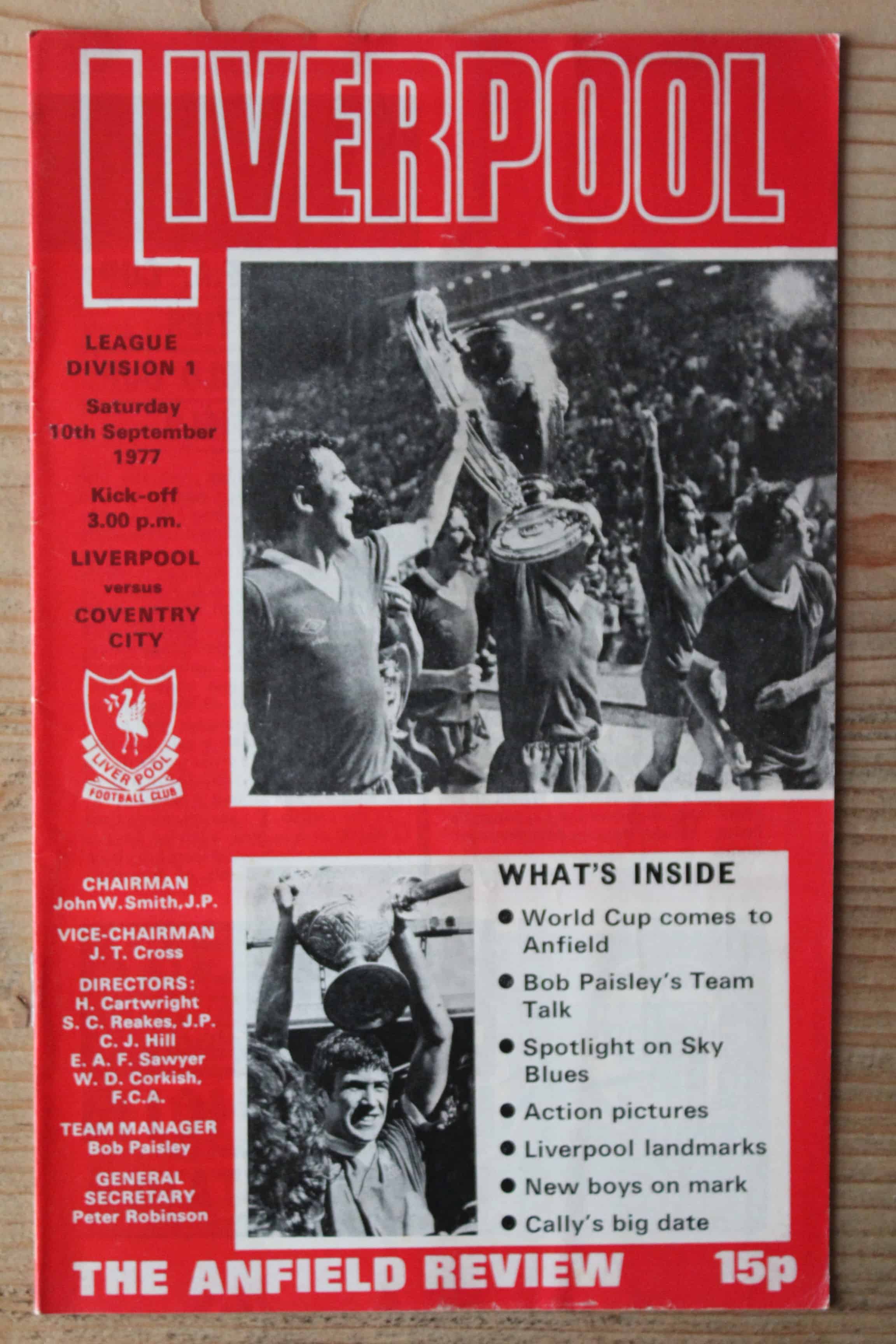 Liverpool FC v Coventry City FC