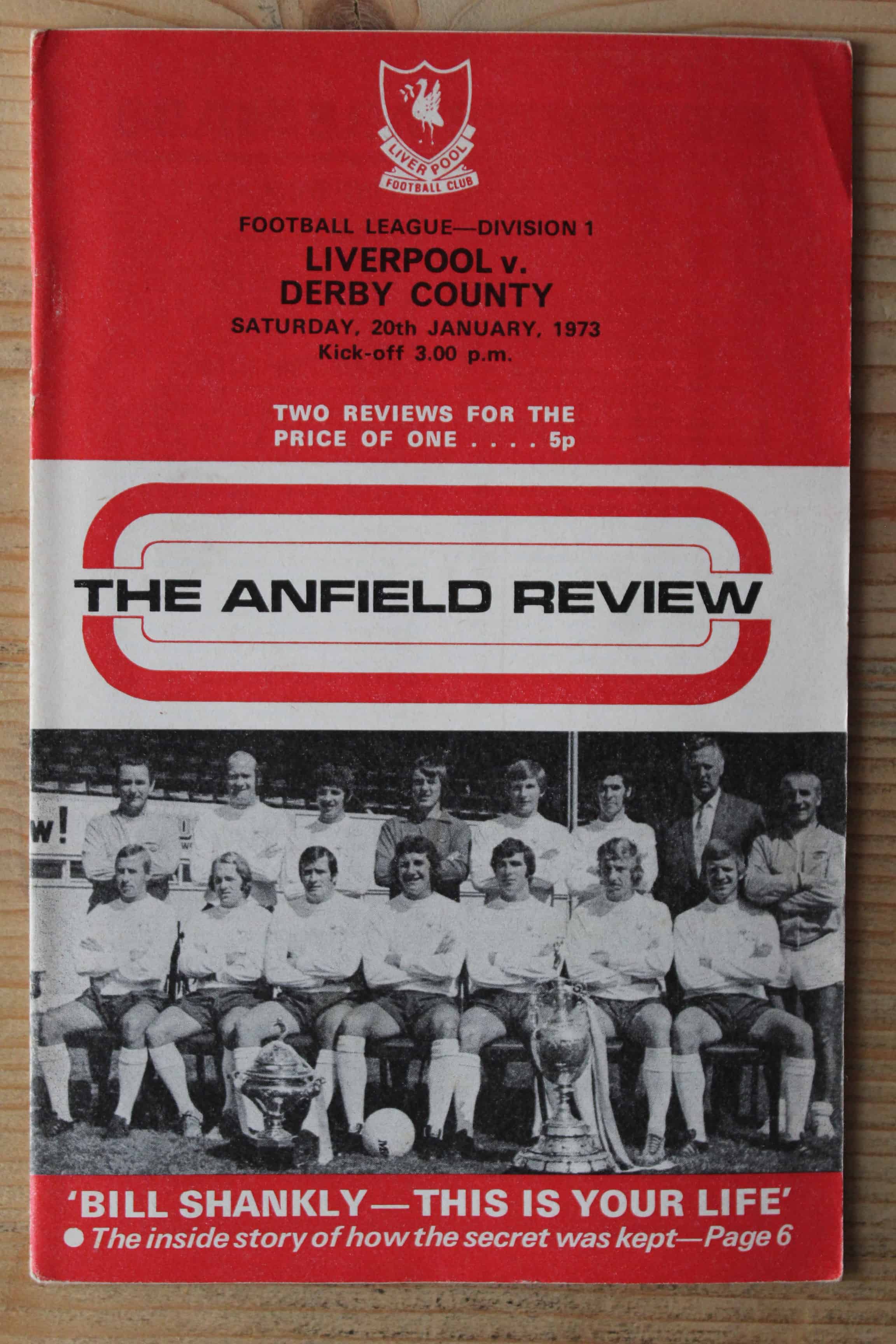 Liverpool FC v Derby County FC