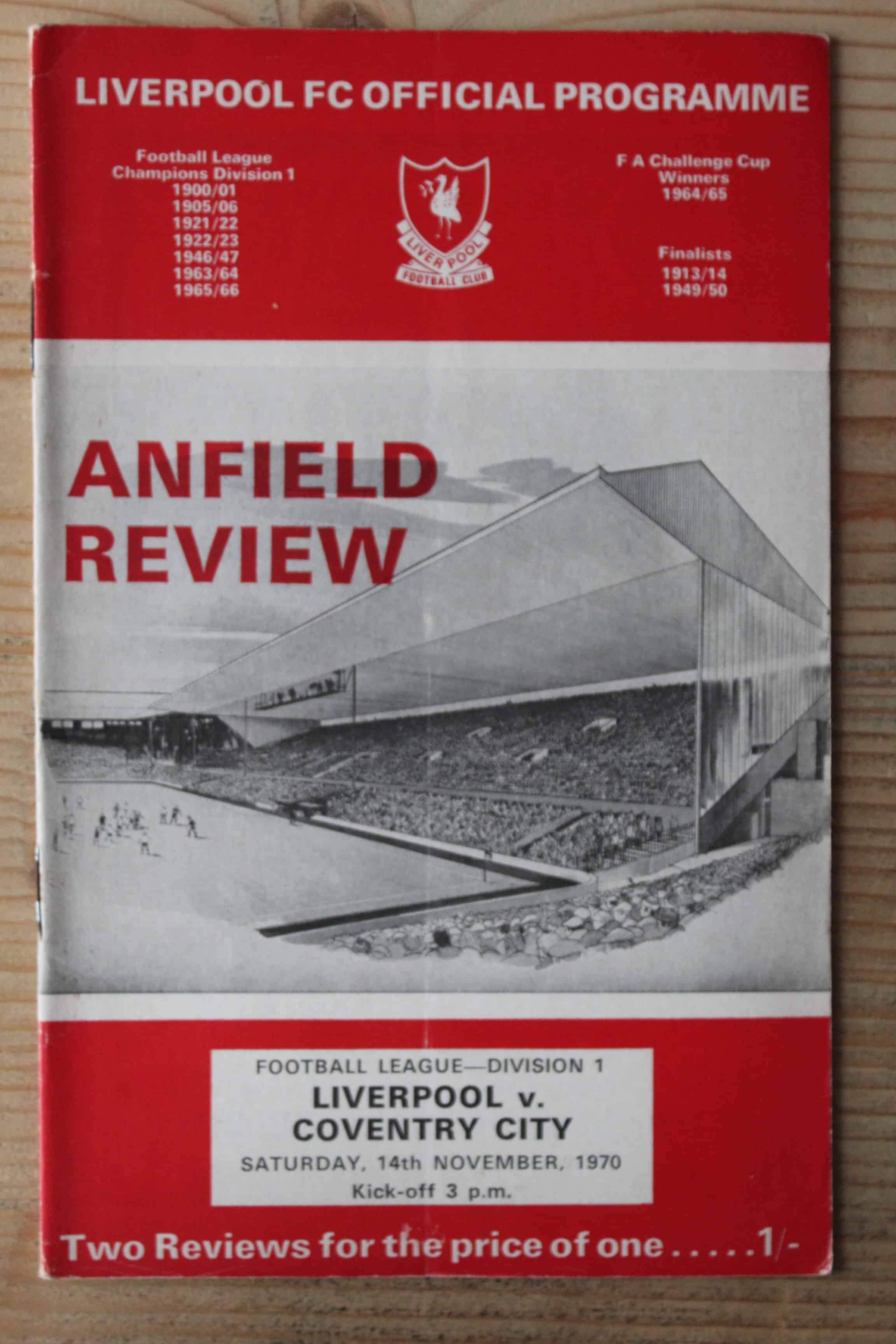 Liverpool FC v Coventry City FC