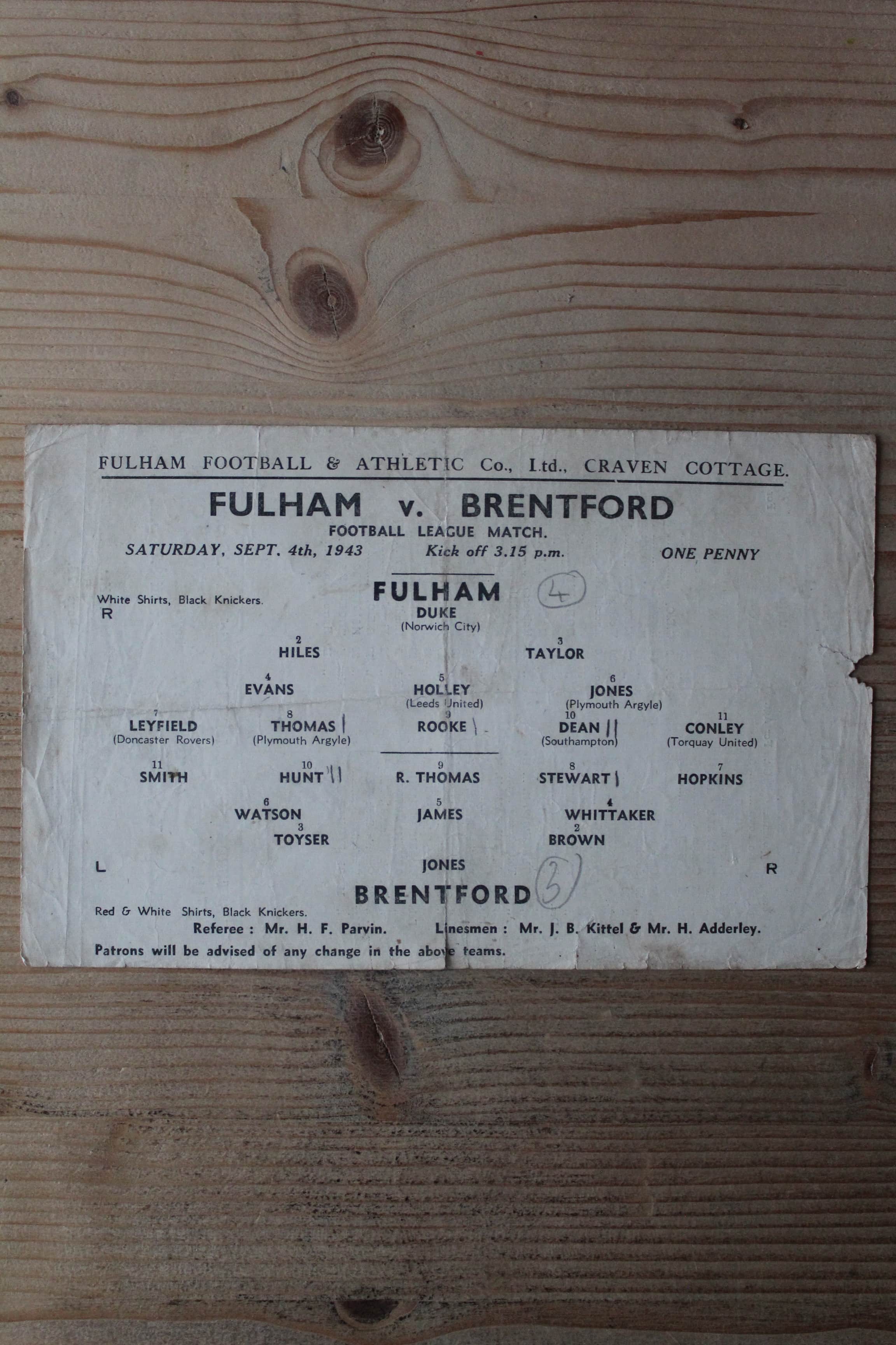 Fulham FC v Brentford FC