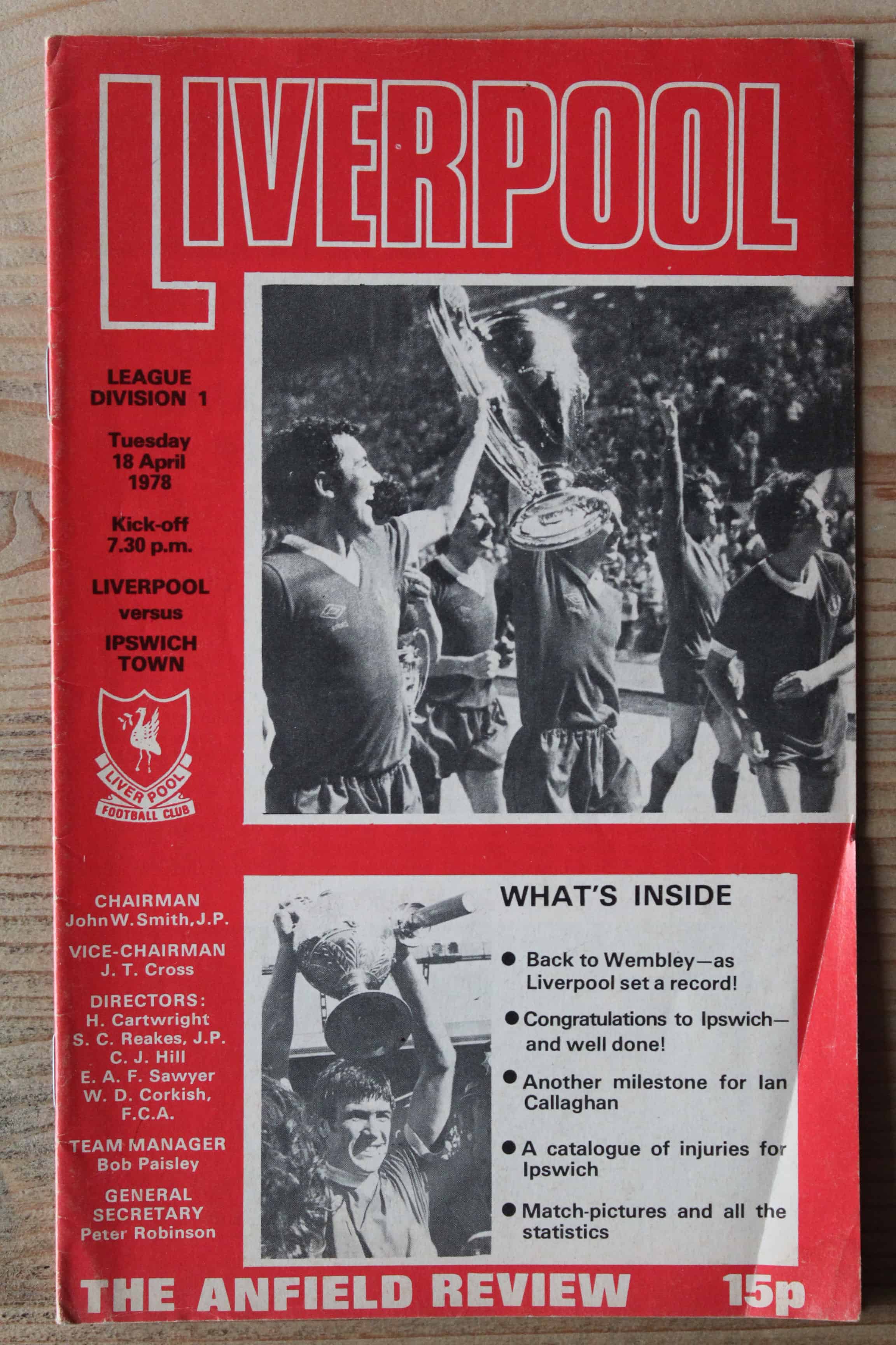 Liverpool FC v Ipswich Town FC