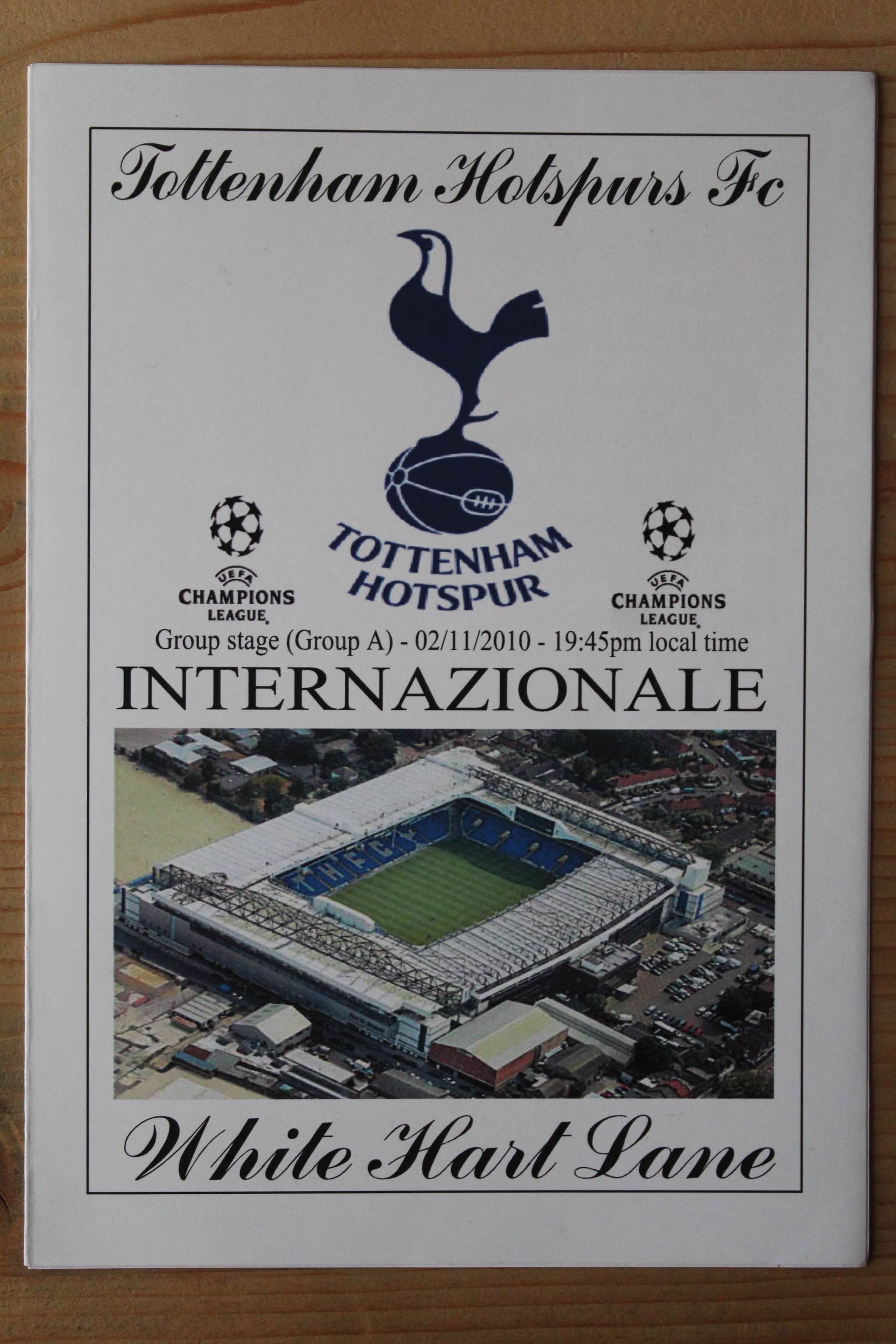 Tottenham Hotspur FC v Internazionale/Inter Milan