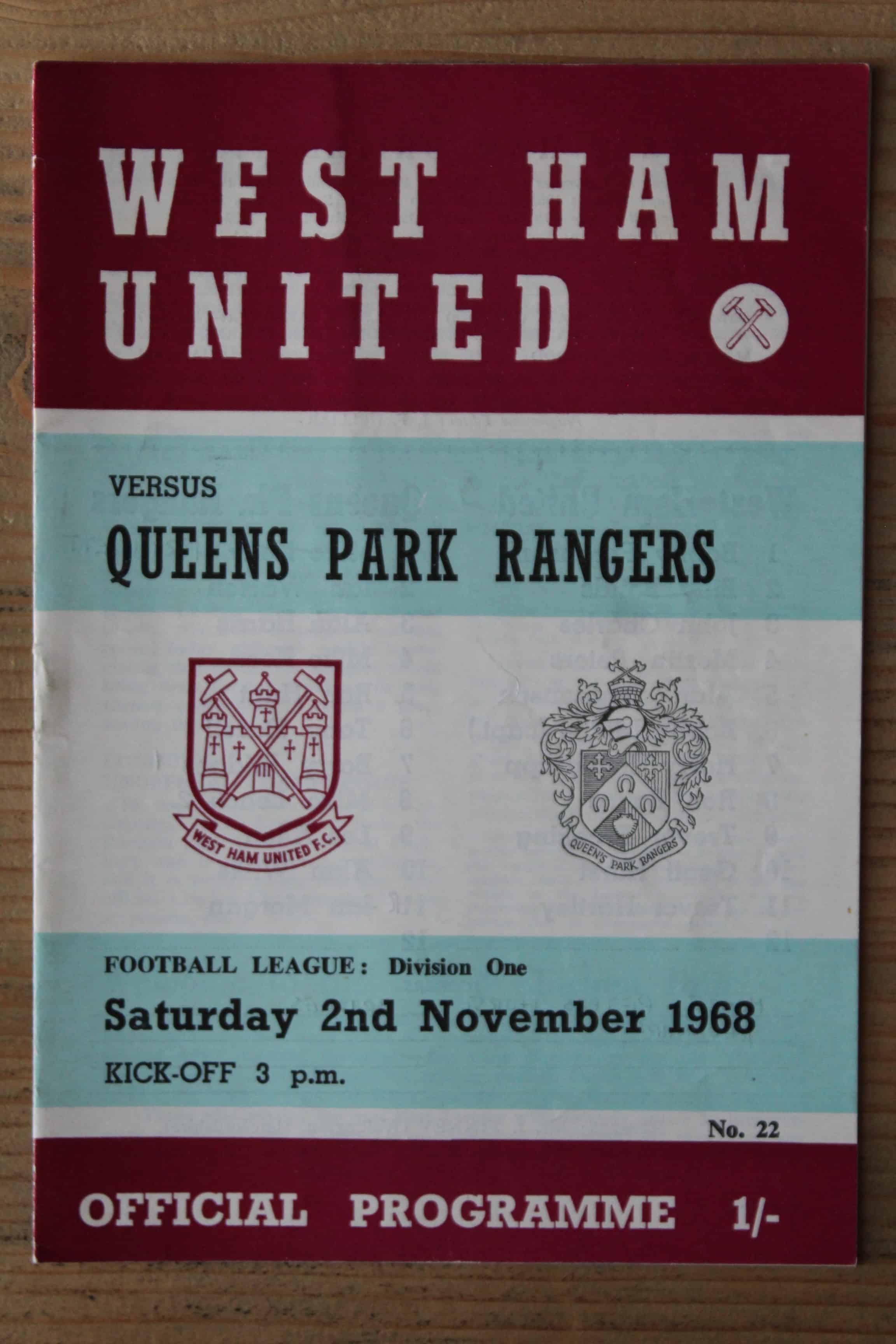 West Ham United FC v Queens Park Rangers FC