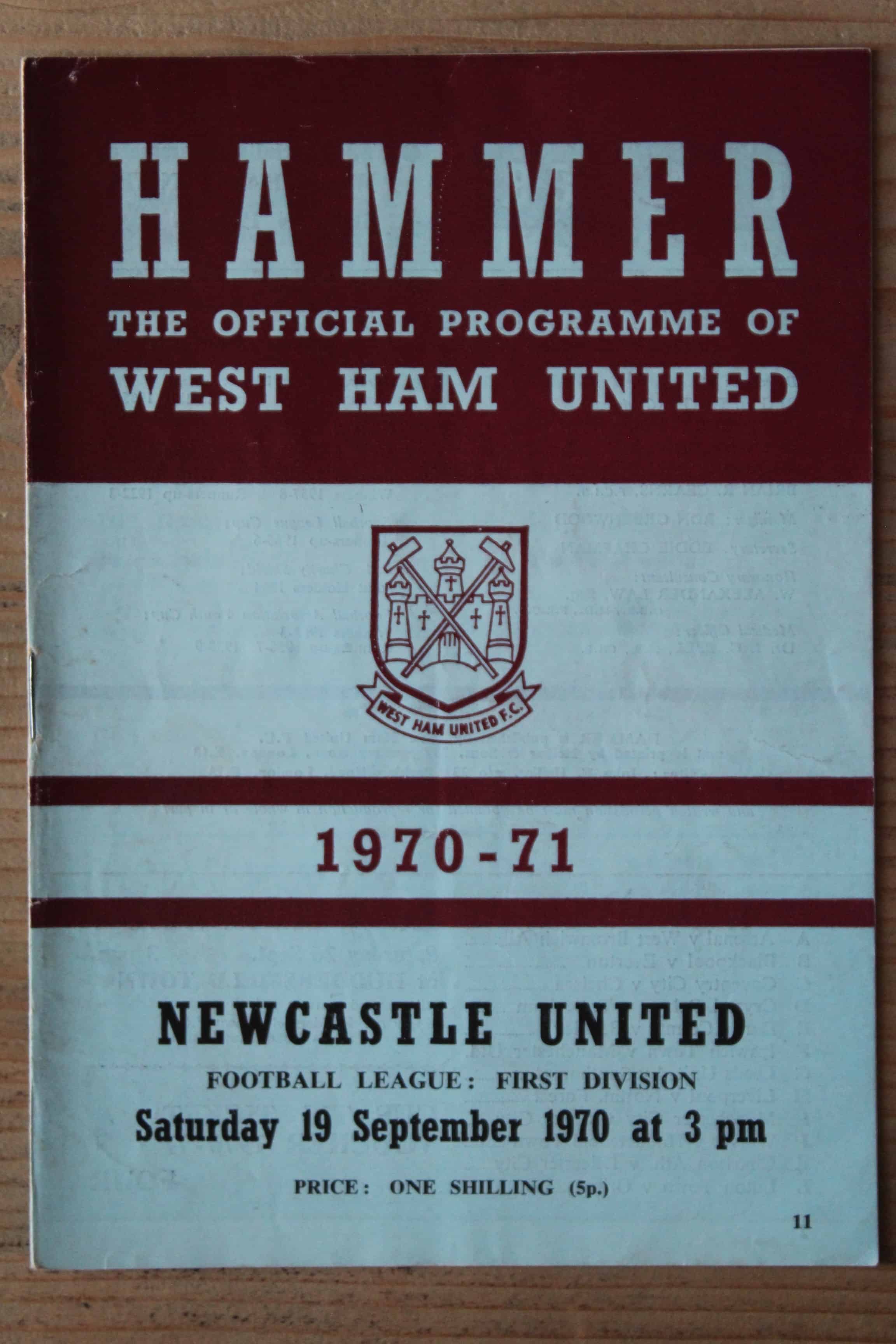 West Ham United FC v Newcastle United FC