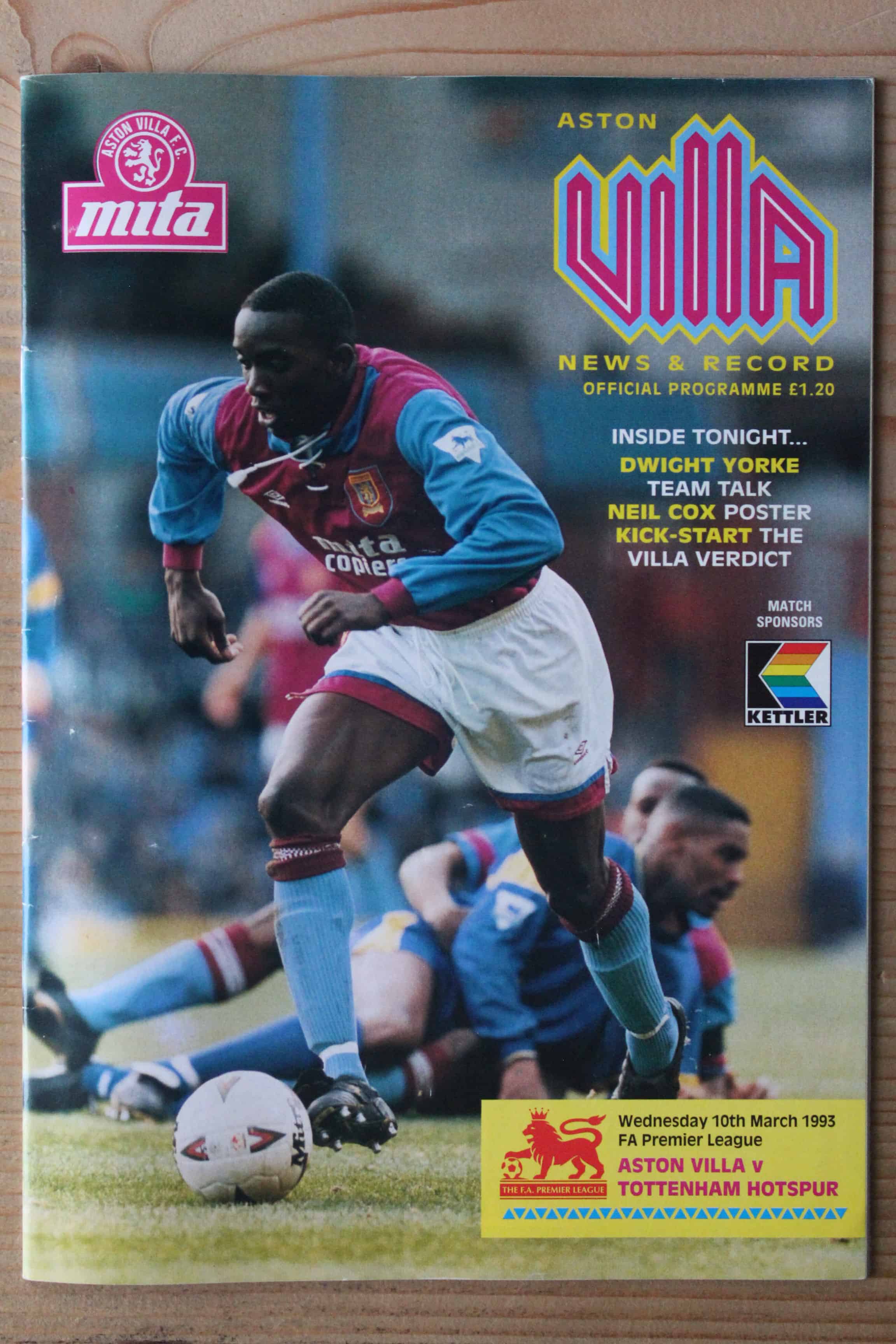 Aston Villa FC v Tottenham Hotspur FC