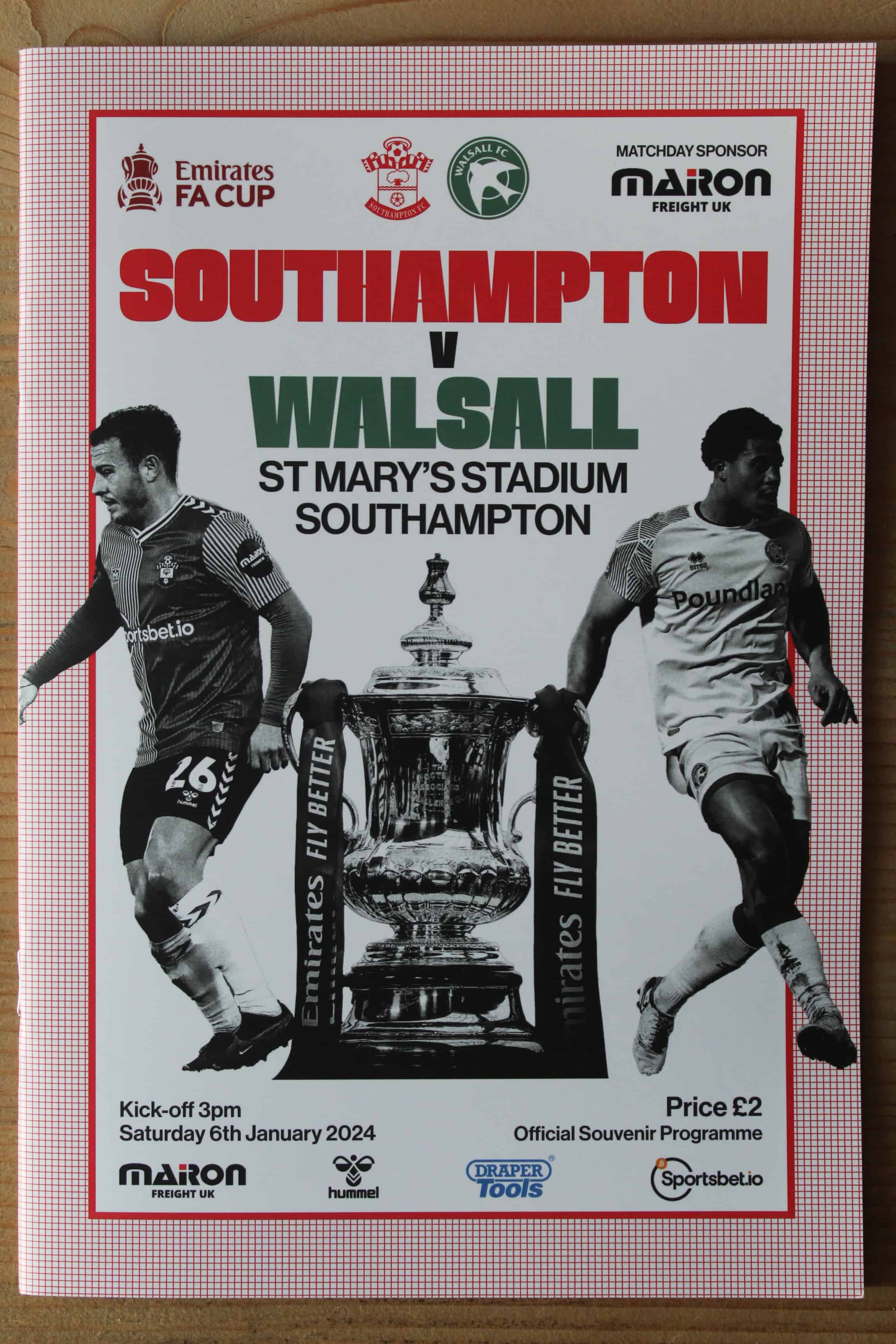 Southampton FC v Walsall FC