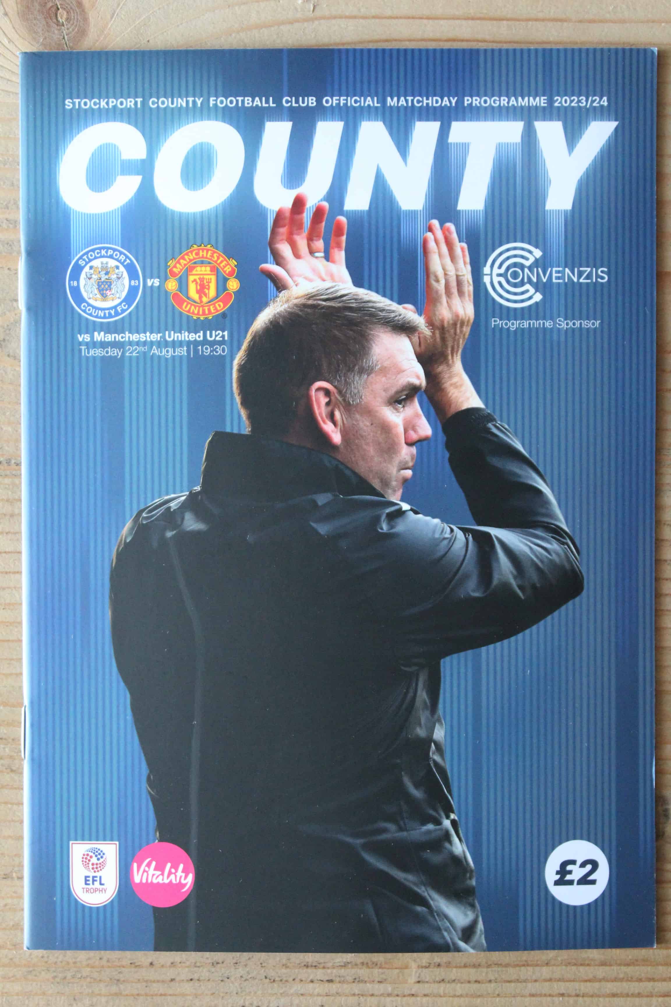 Stockport County FC v Manchester United FC (U21`s)