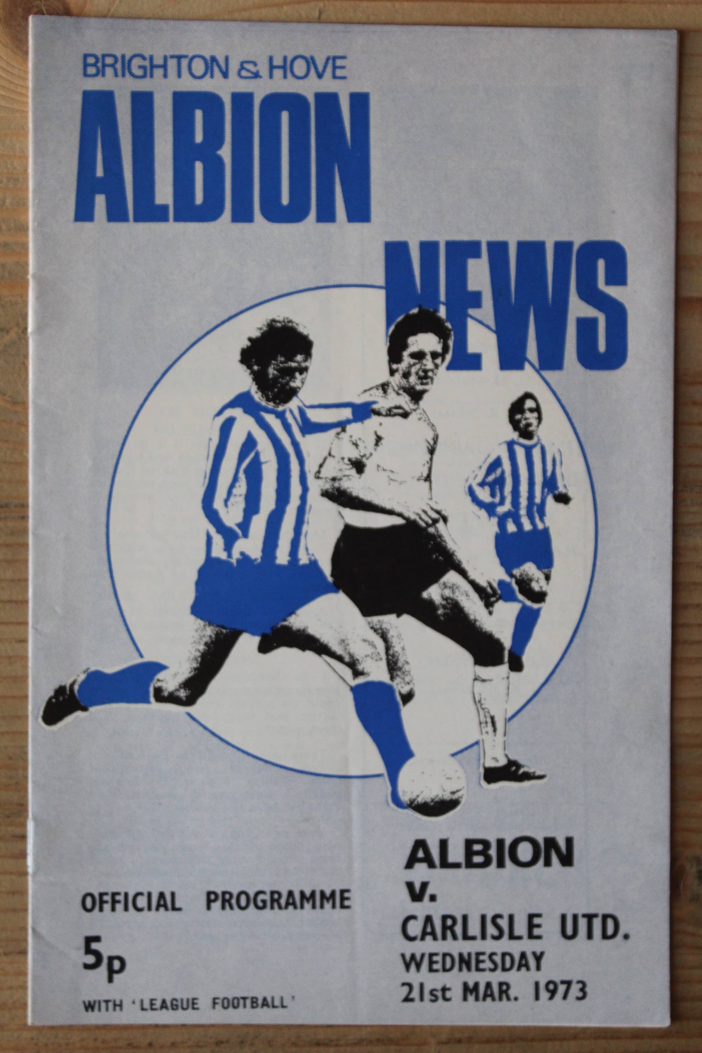 Brighton & Hove Albion FC v Carlisle United FC