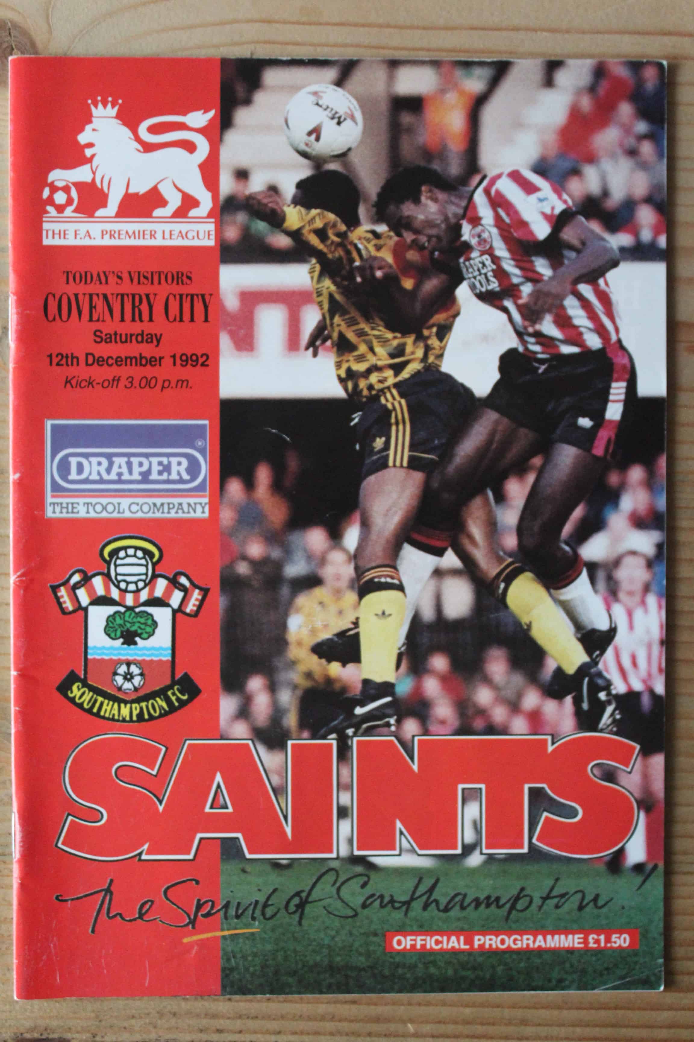 Southampton FC v Coventry City FC