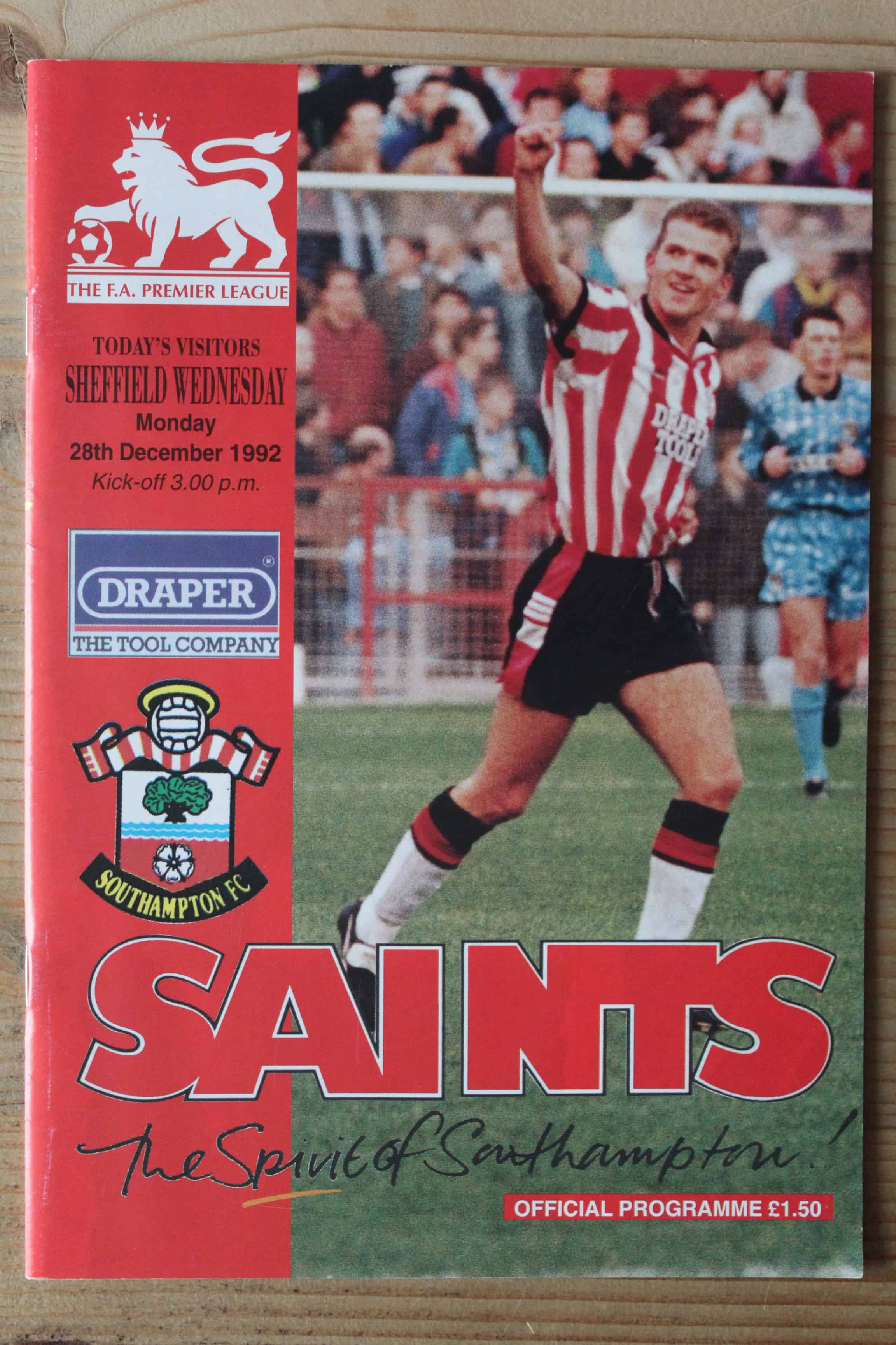 Southampton FC v Sheffield Wednesday FC 