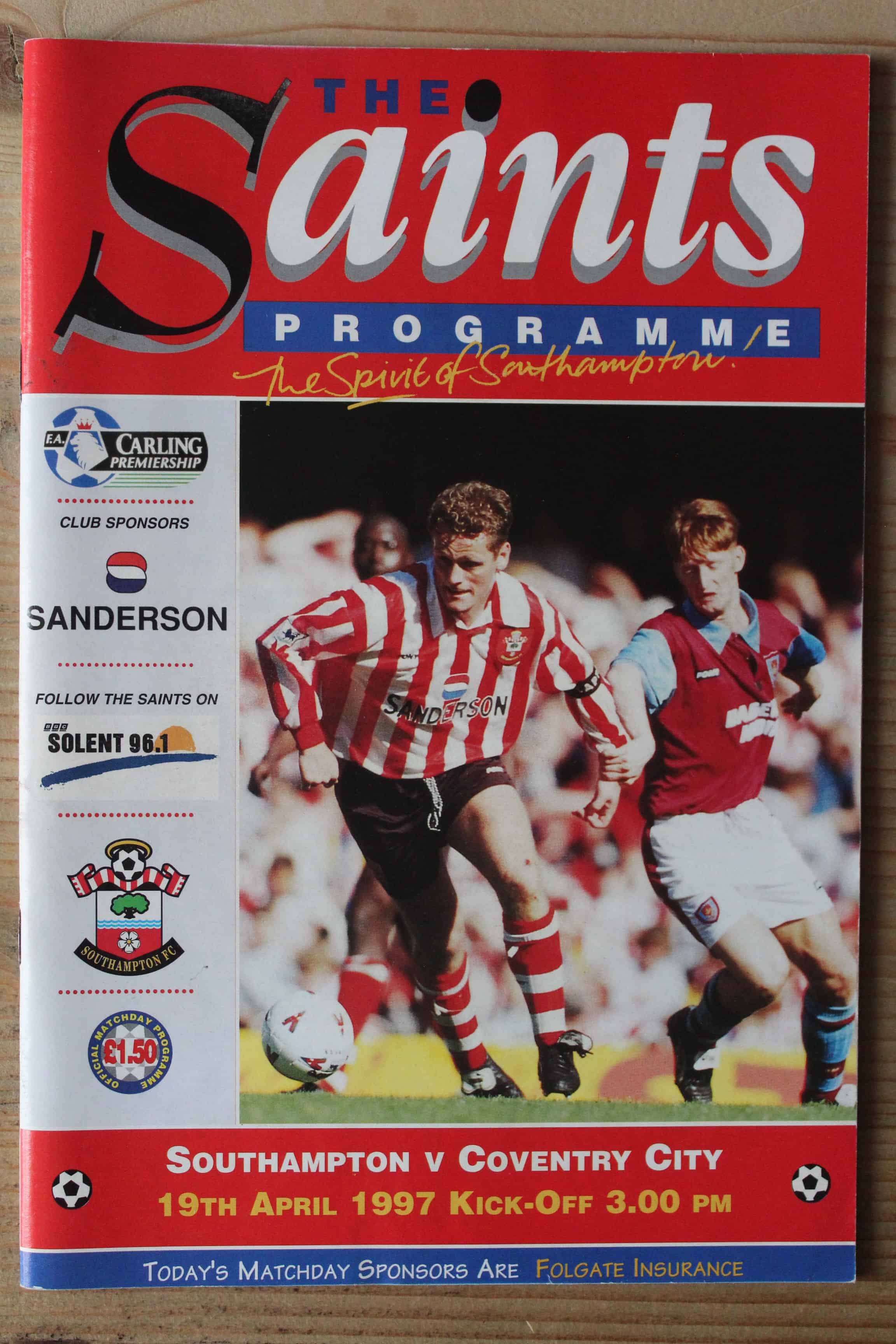 Southampton FC v Coventry City FC