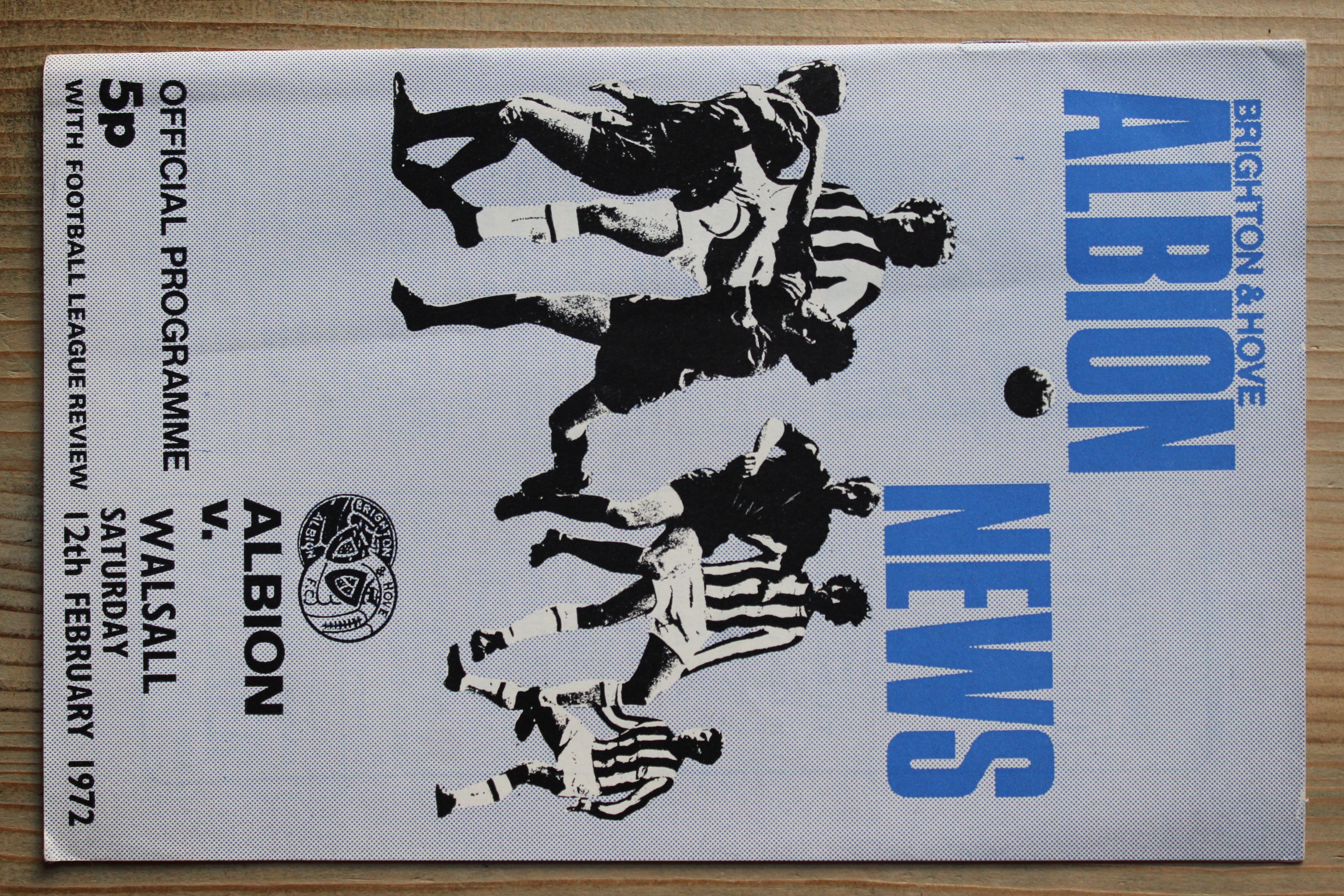 Brighton & Hove Albion FC v Walsall FC