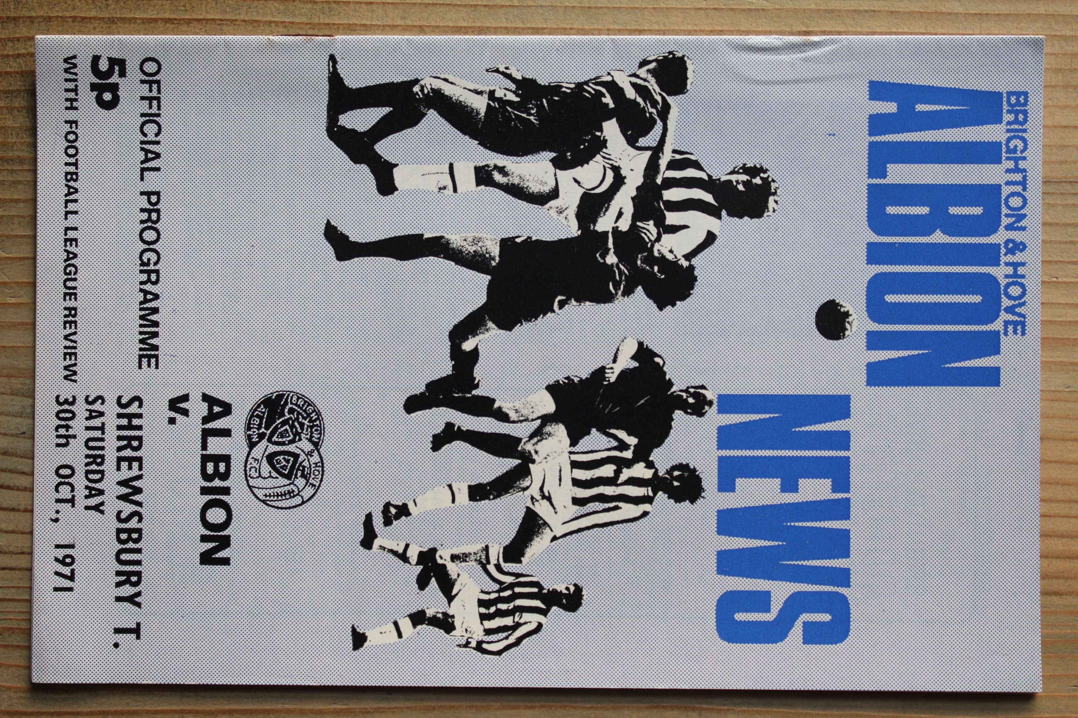 Brighton & Hove Albion FC v Shrewsbury Town FC