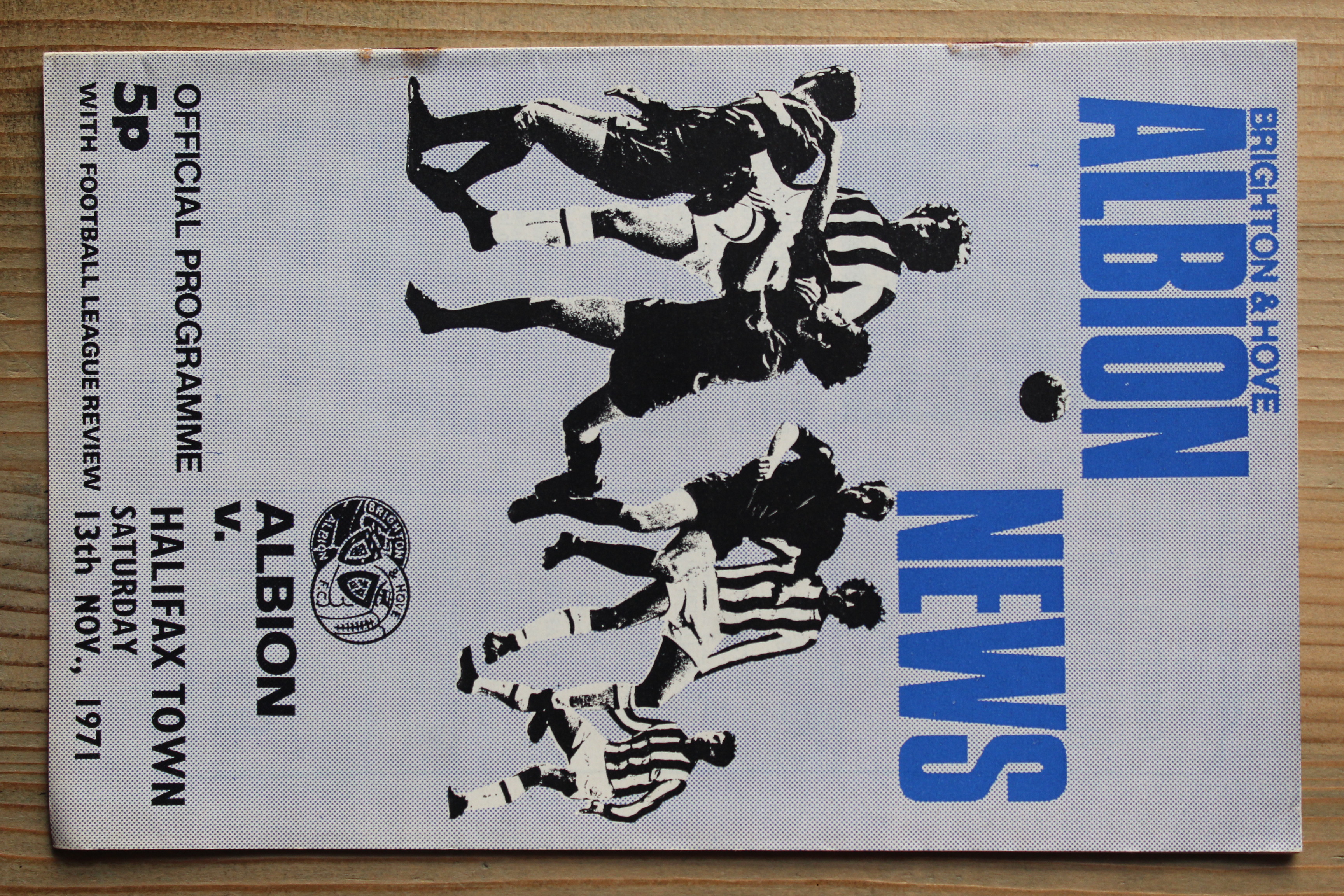 Brighton & Hove Albion FC v Halifax Town A.F.C