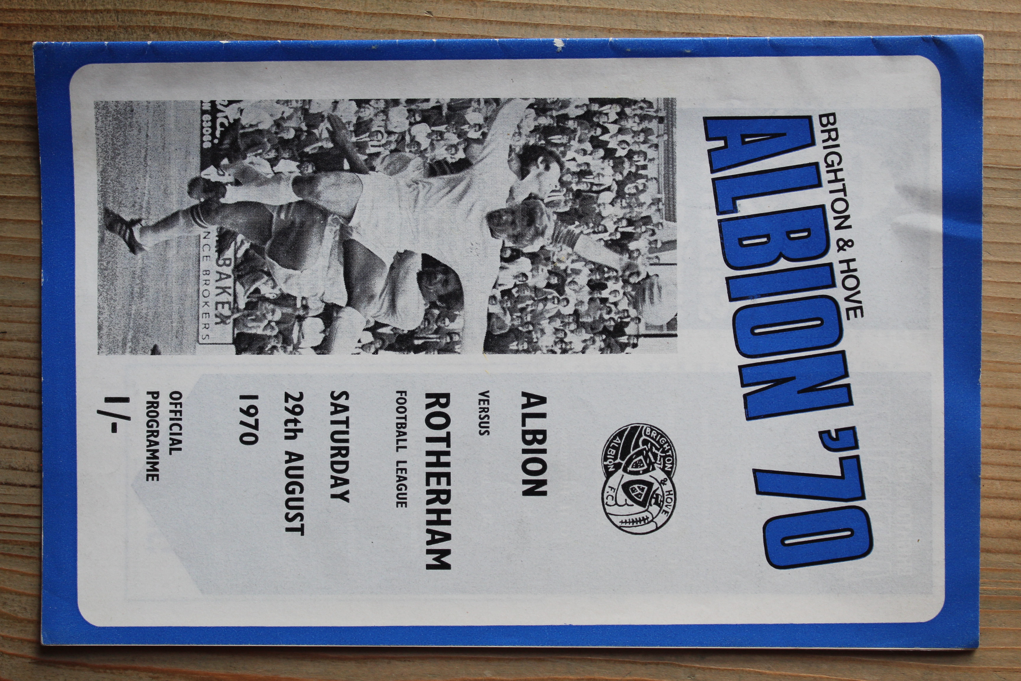 Brighton & Hove Albion FC v Rotherham United FC