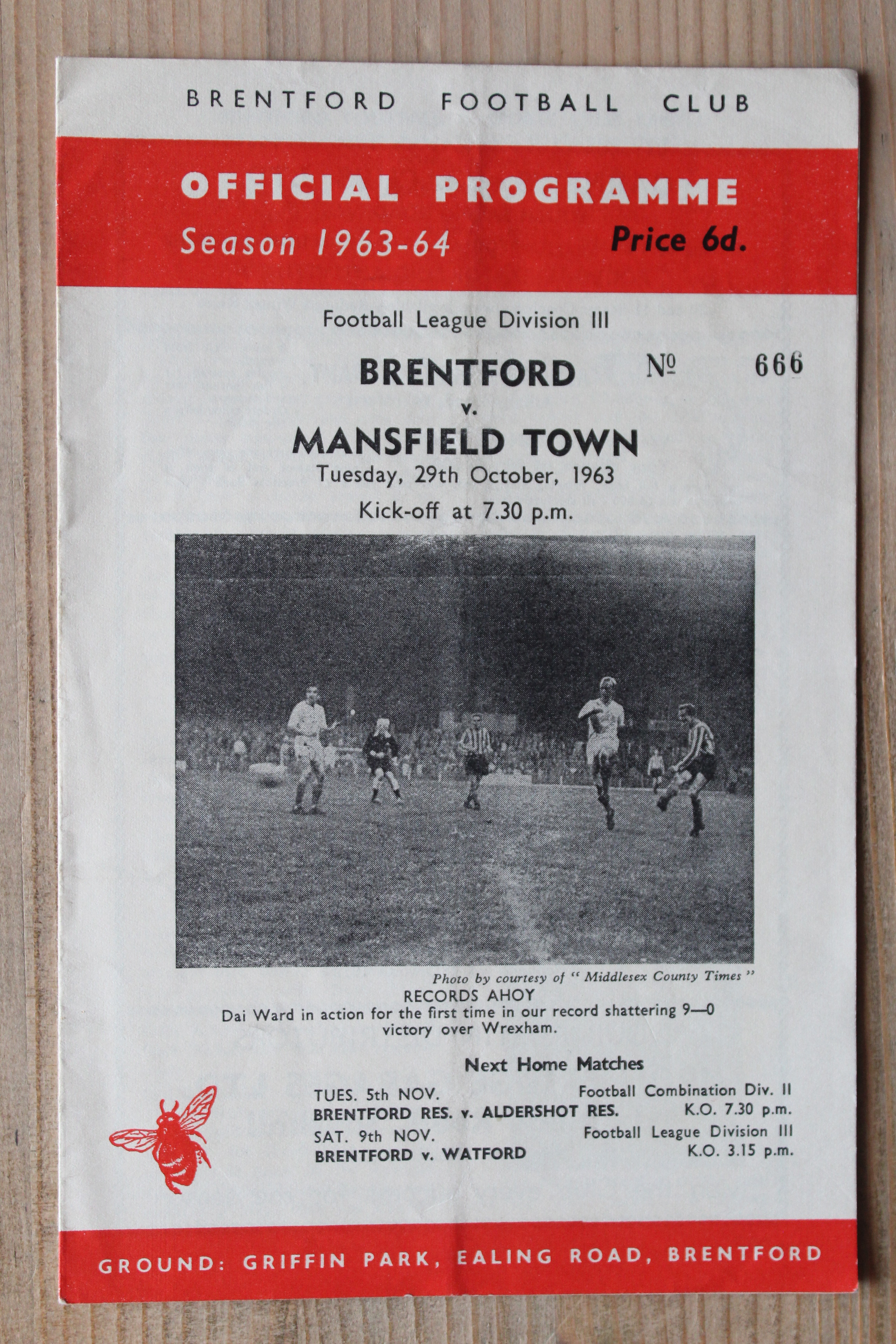 Brentford FC v Mansfield Town FC