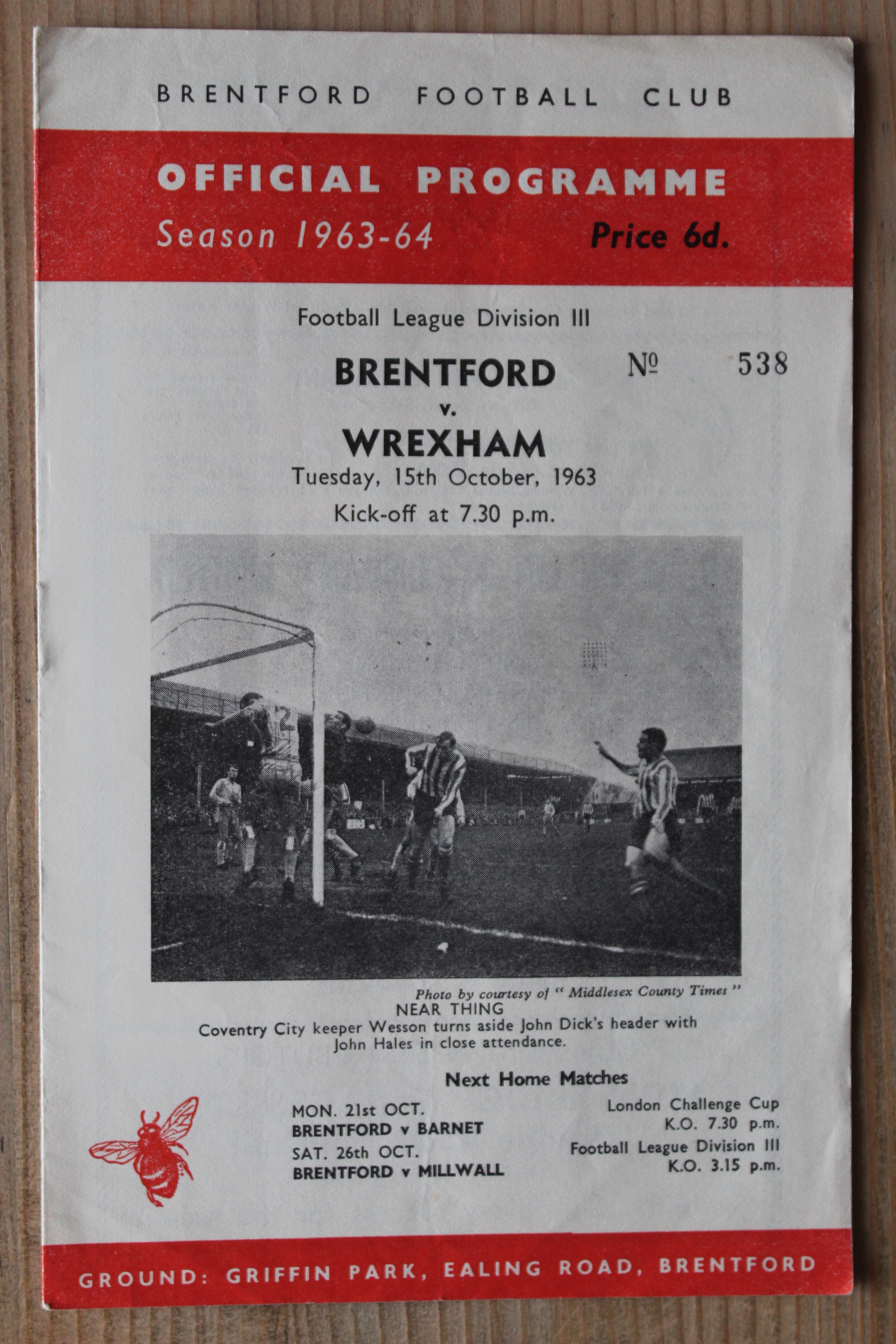 Brentford FC v Wrexham FC