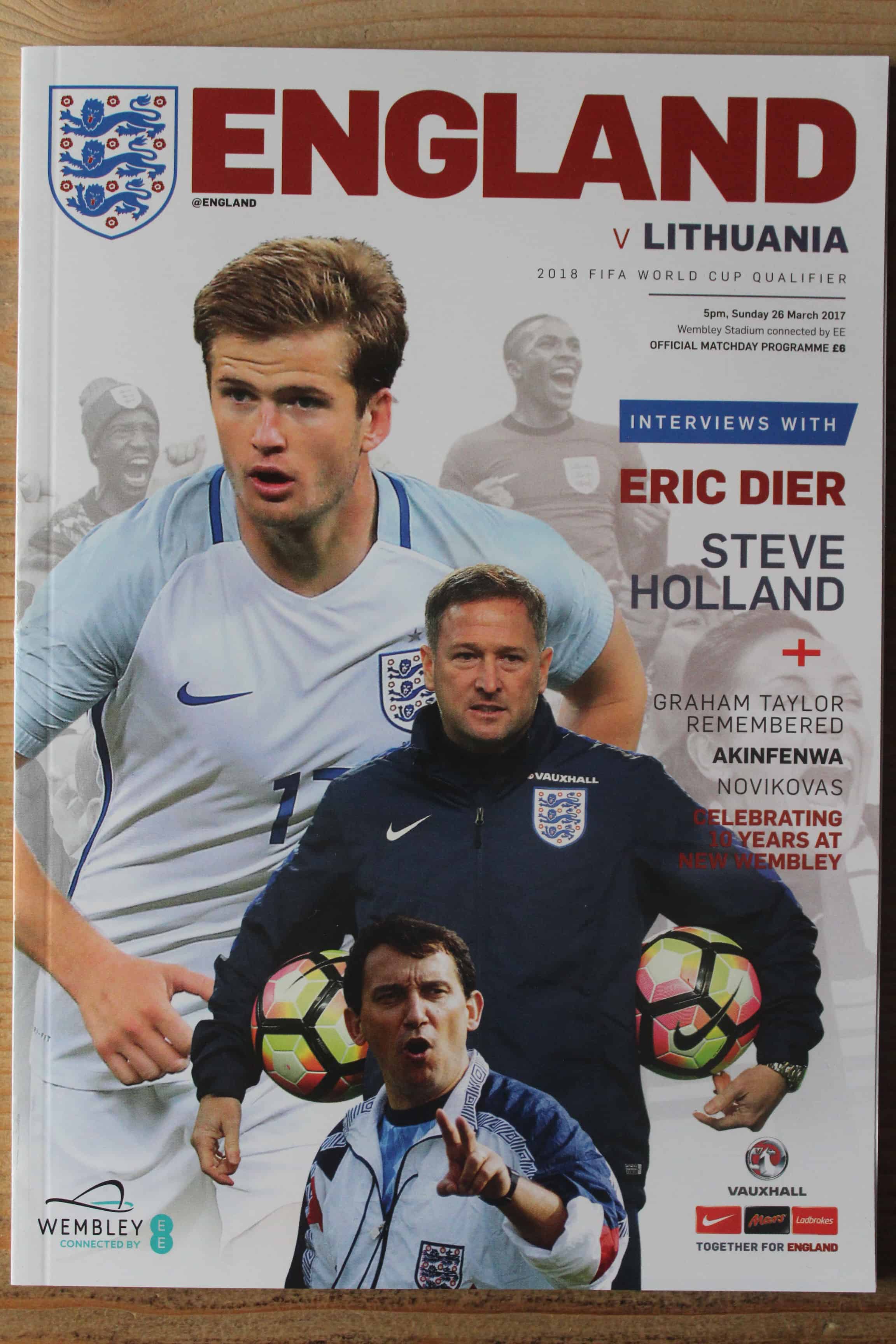 England v Lithuania