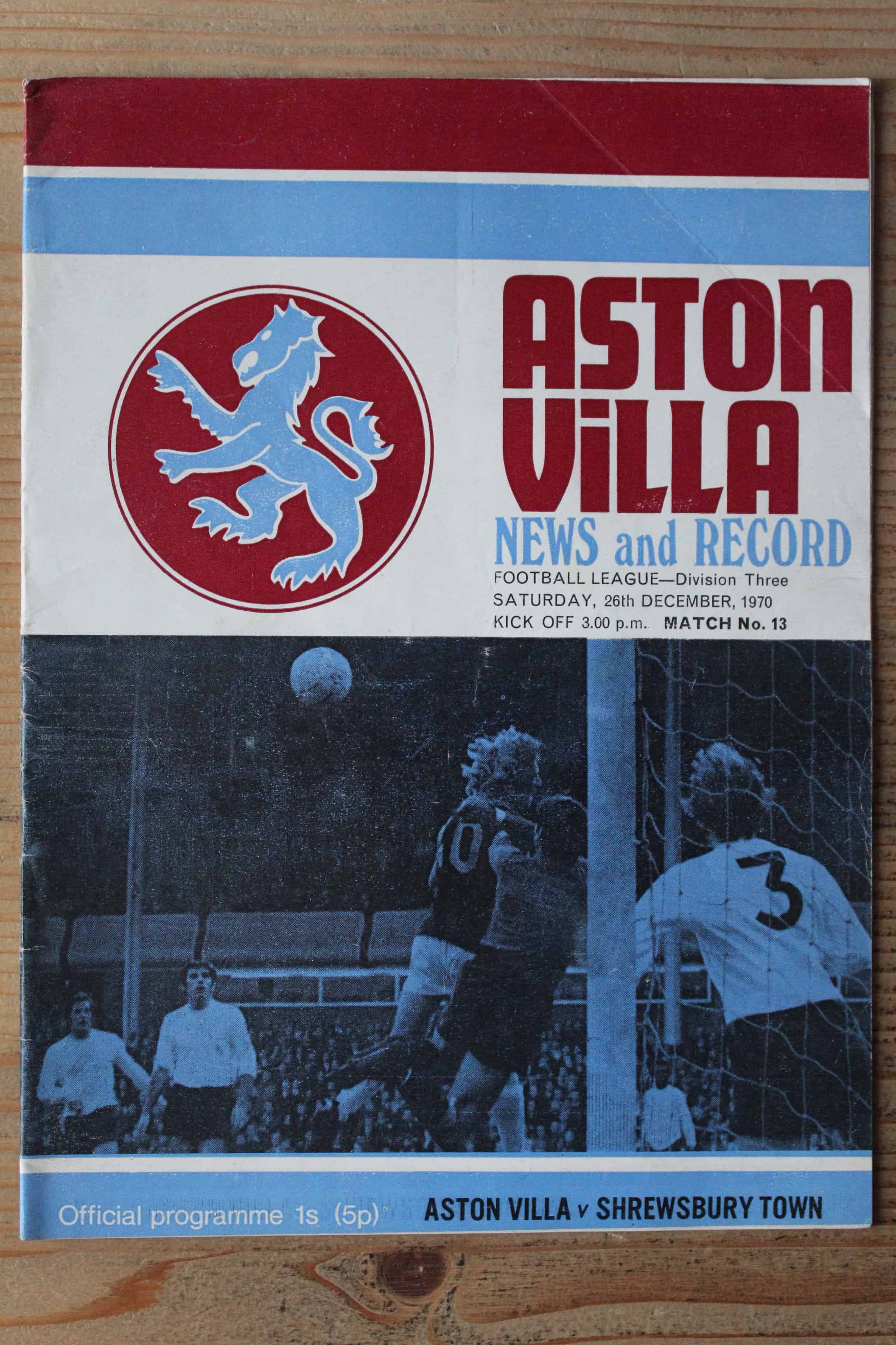 Aston Villa FC v Shrewsbury Town FC