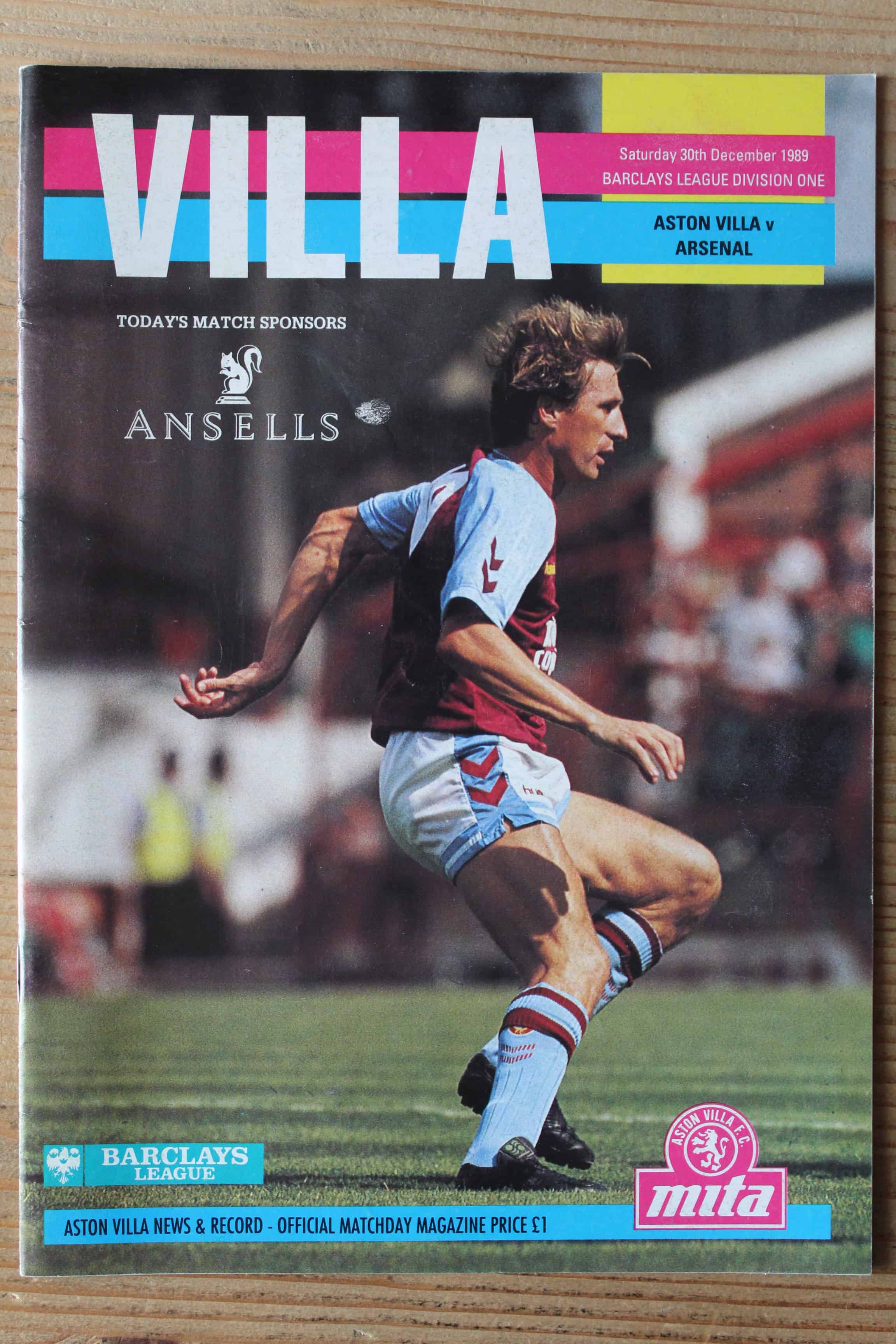 Aston Villa FC v Arsenal FC