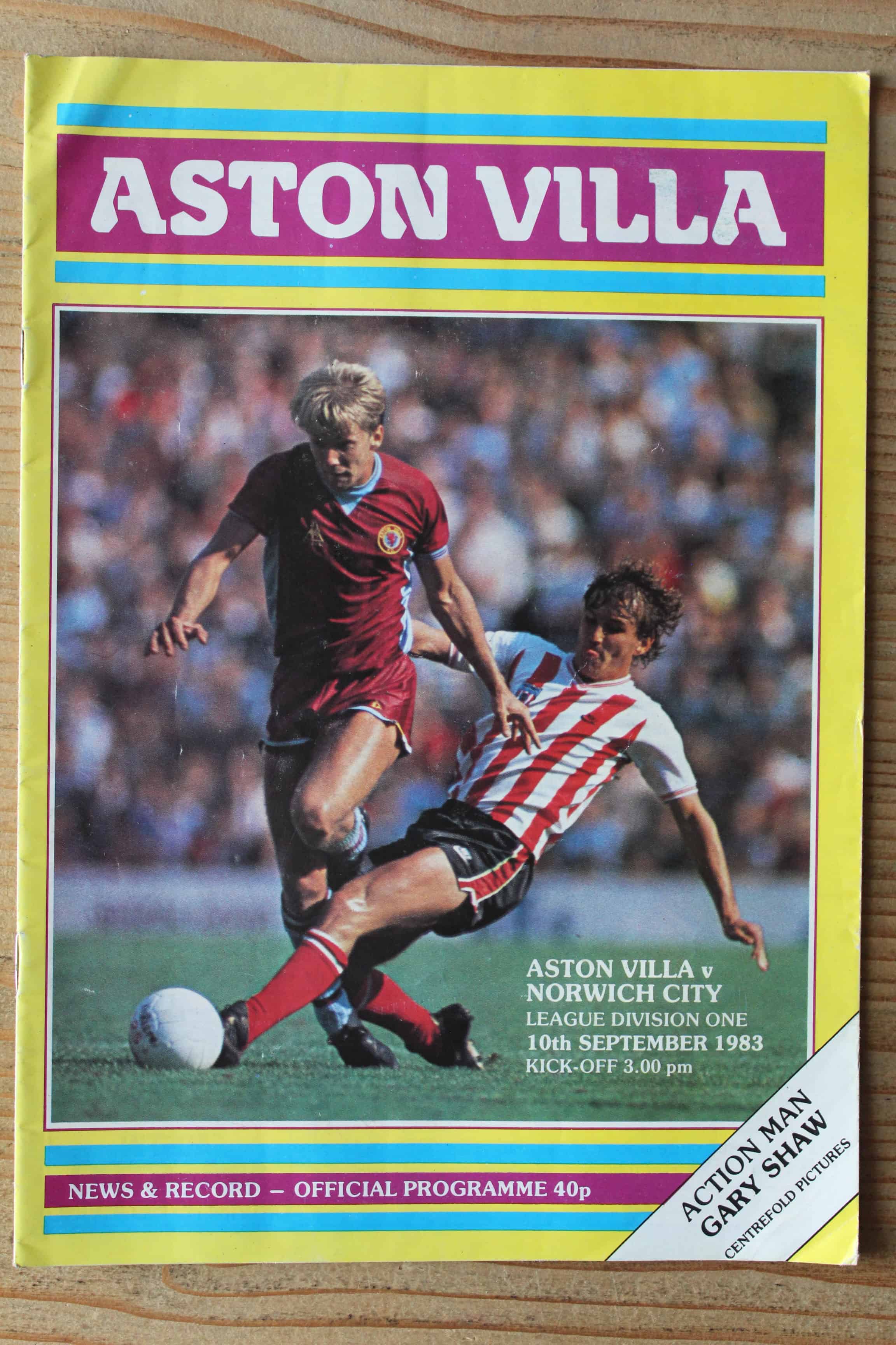 Aston Villa FC v Norwich City FC