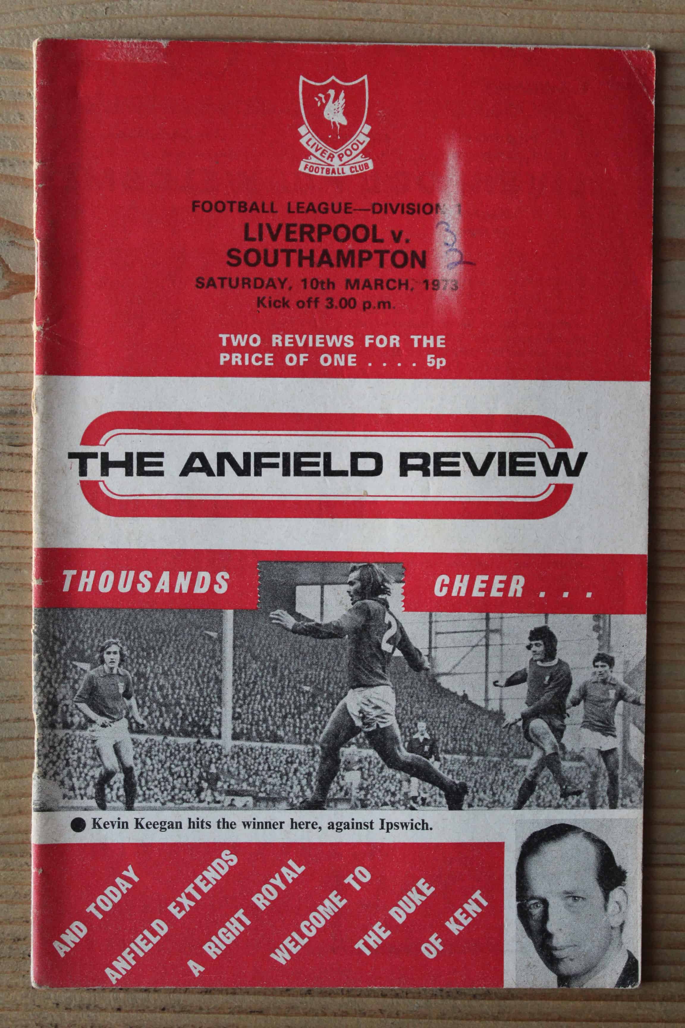 Liverpool FC v Southampton FC