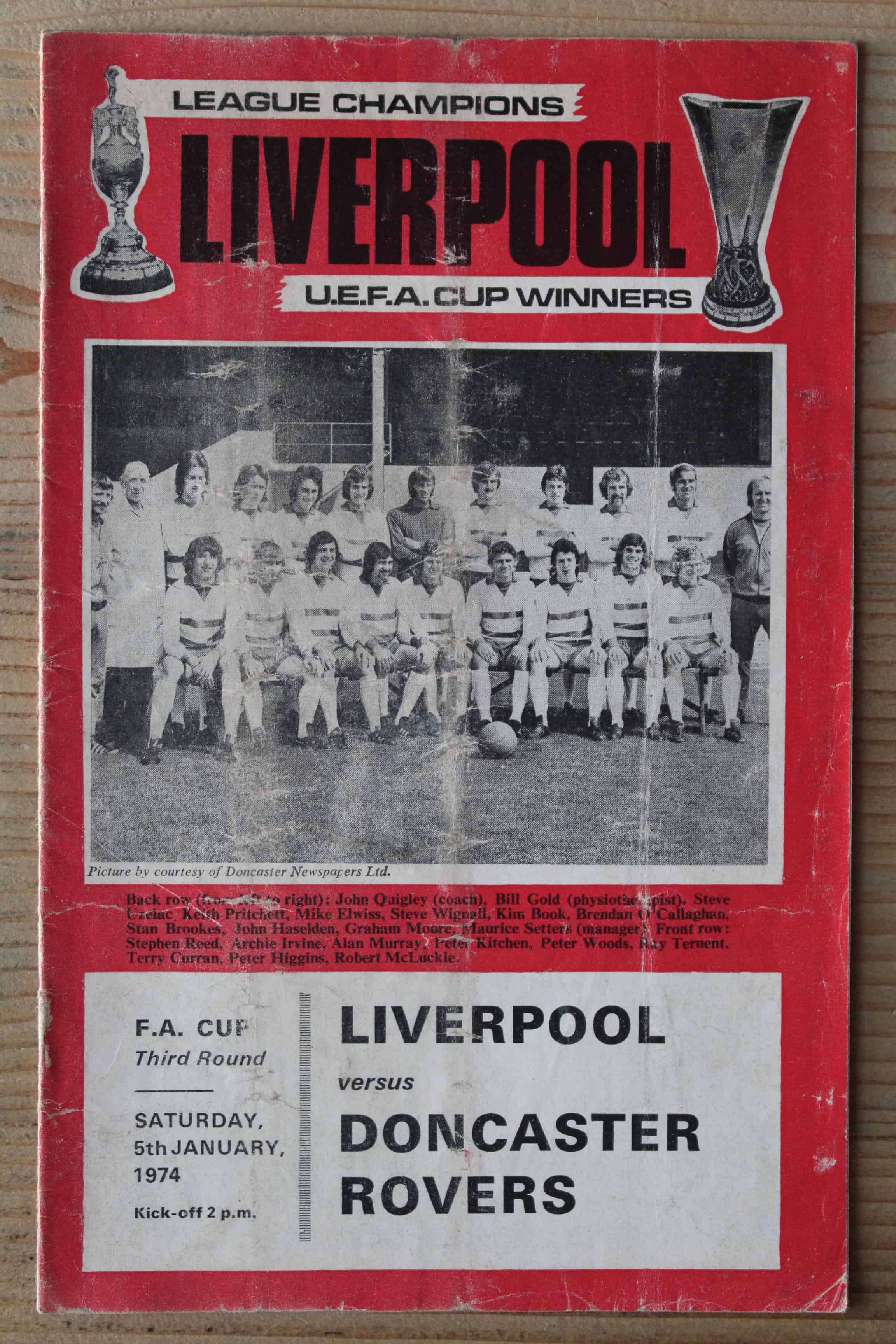 Liverpool FC v Doncaster Rovers FC