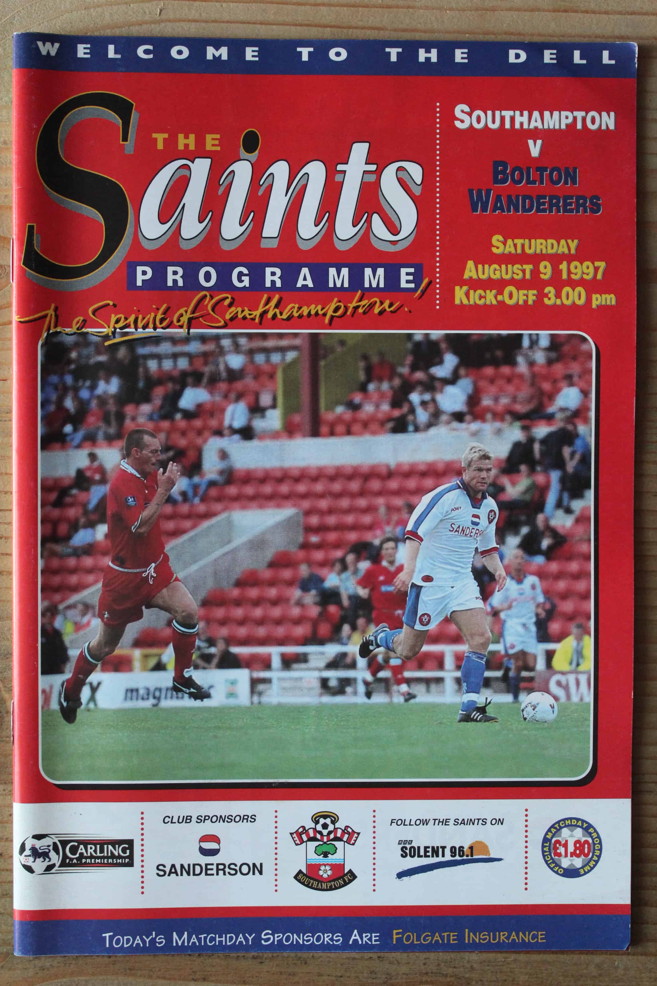 Southampton FC v Bolton Wanderers FC