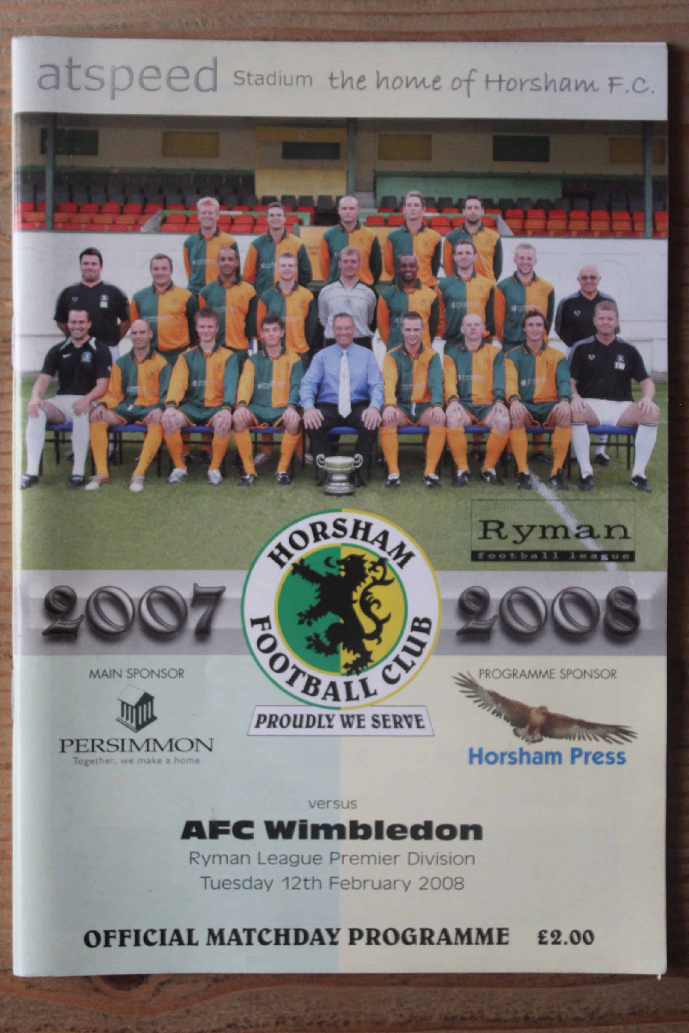 Horsham v AFC Wimbledon FC