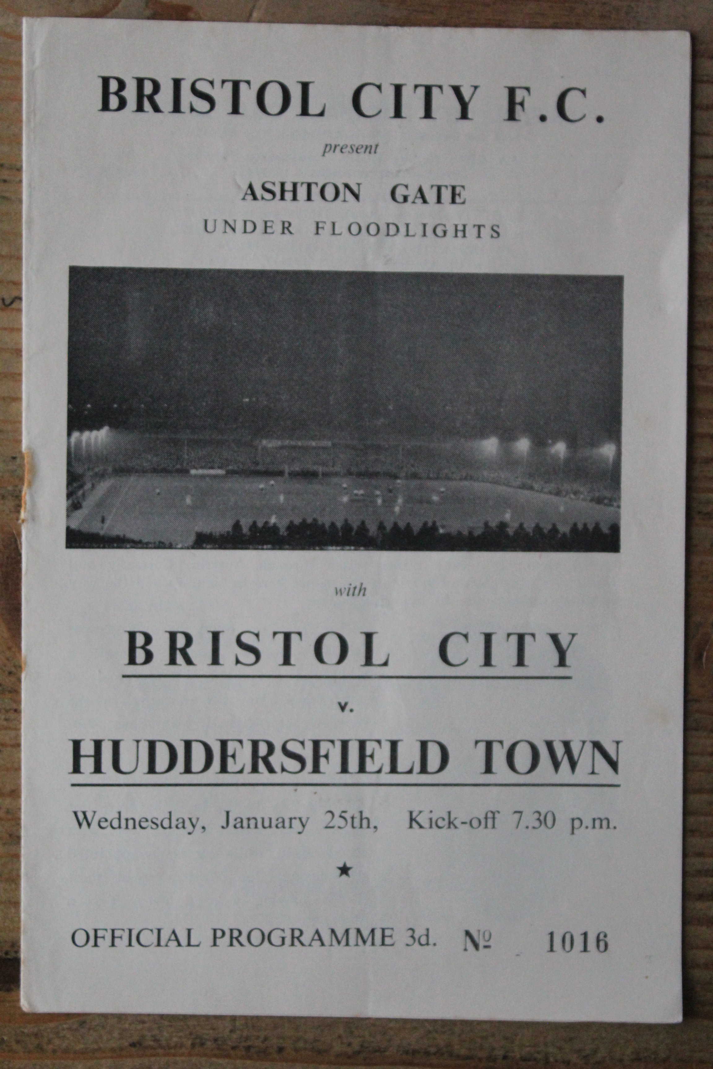 Bristol City FC v Huddersfield Town FC