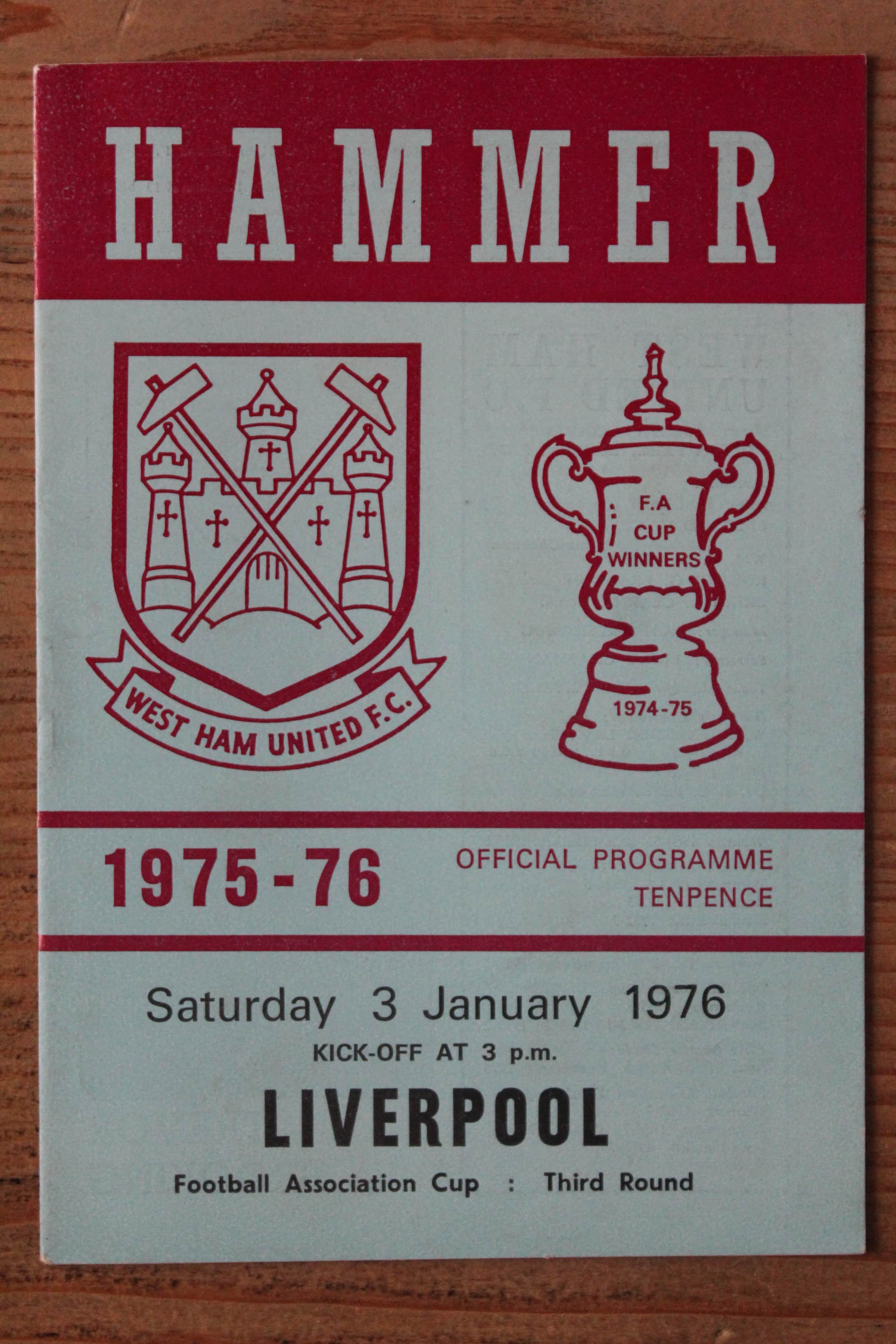 West Ham United FC v Liverpool FC