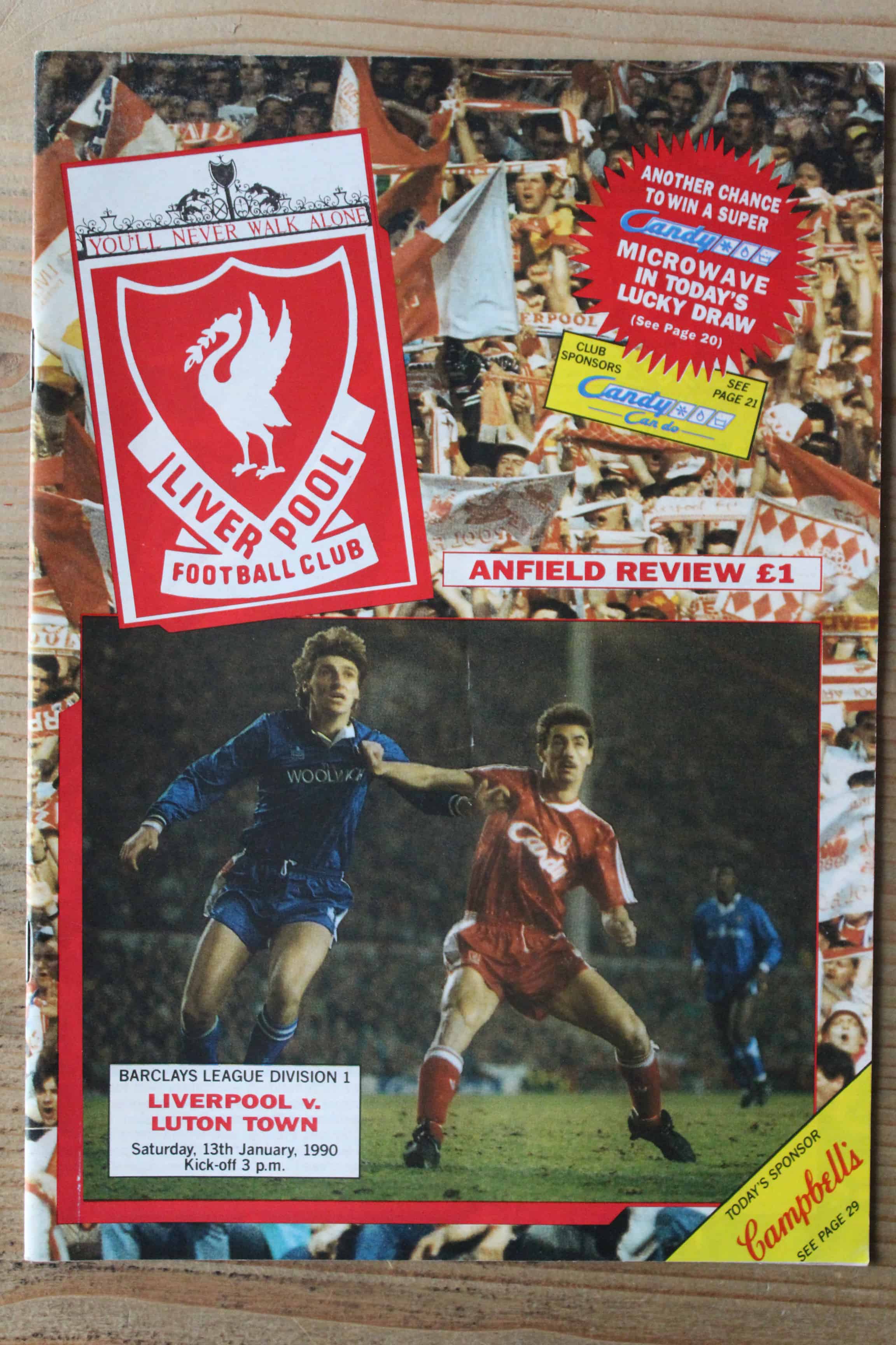 Liverpool FC v Luton Town FC