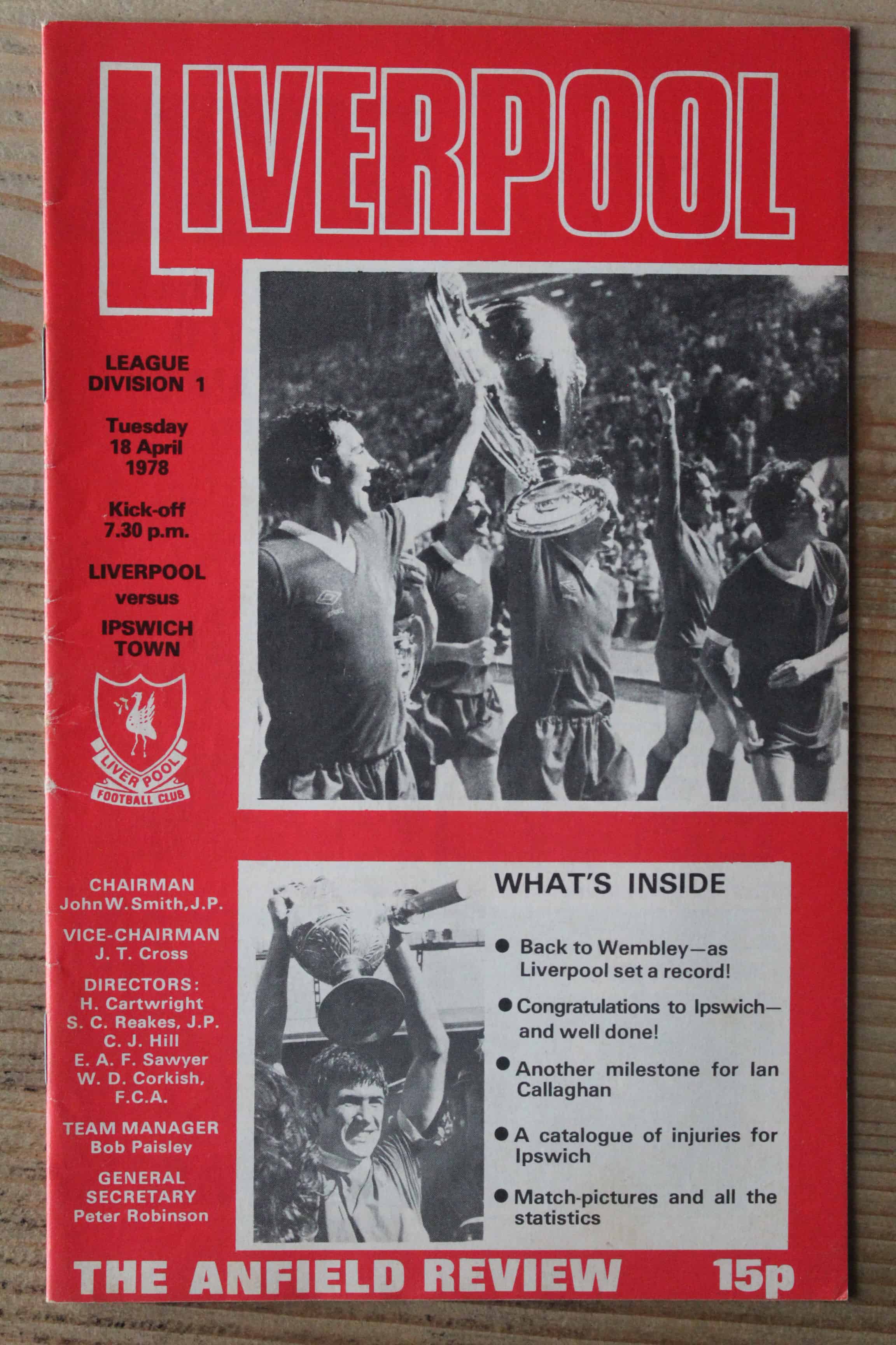 Liverpool FC v Ipswich Town FC