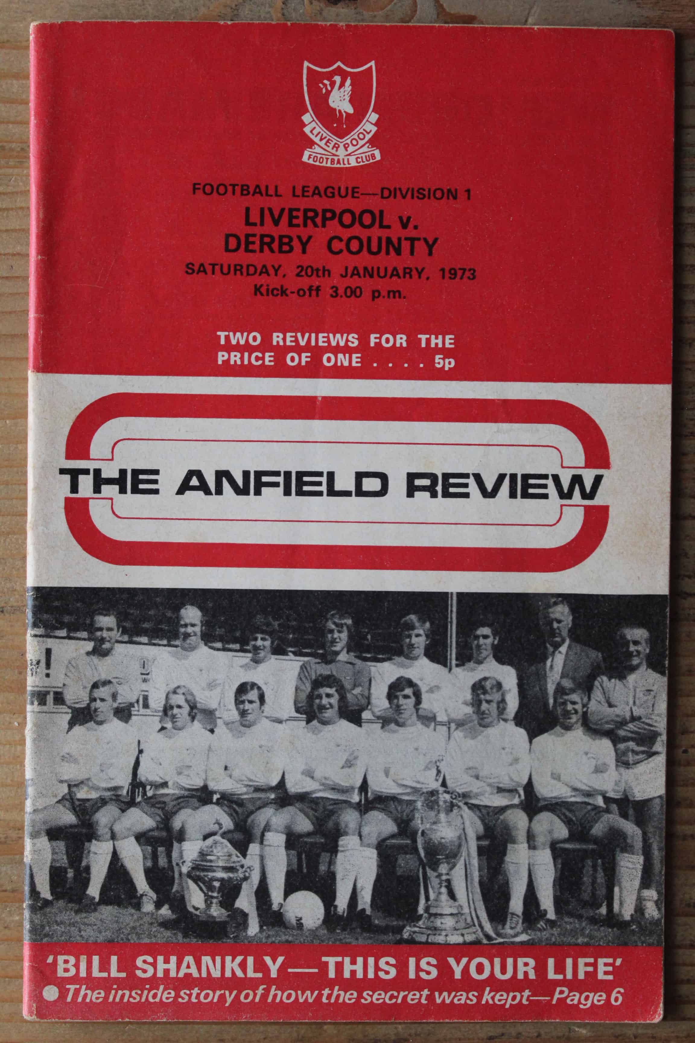 Liverpool FC v Derby County FC