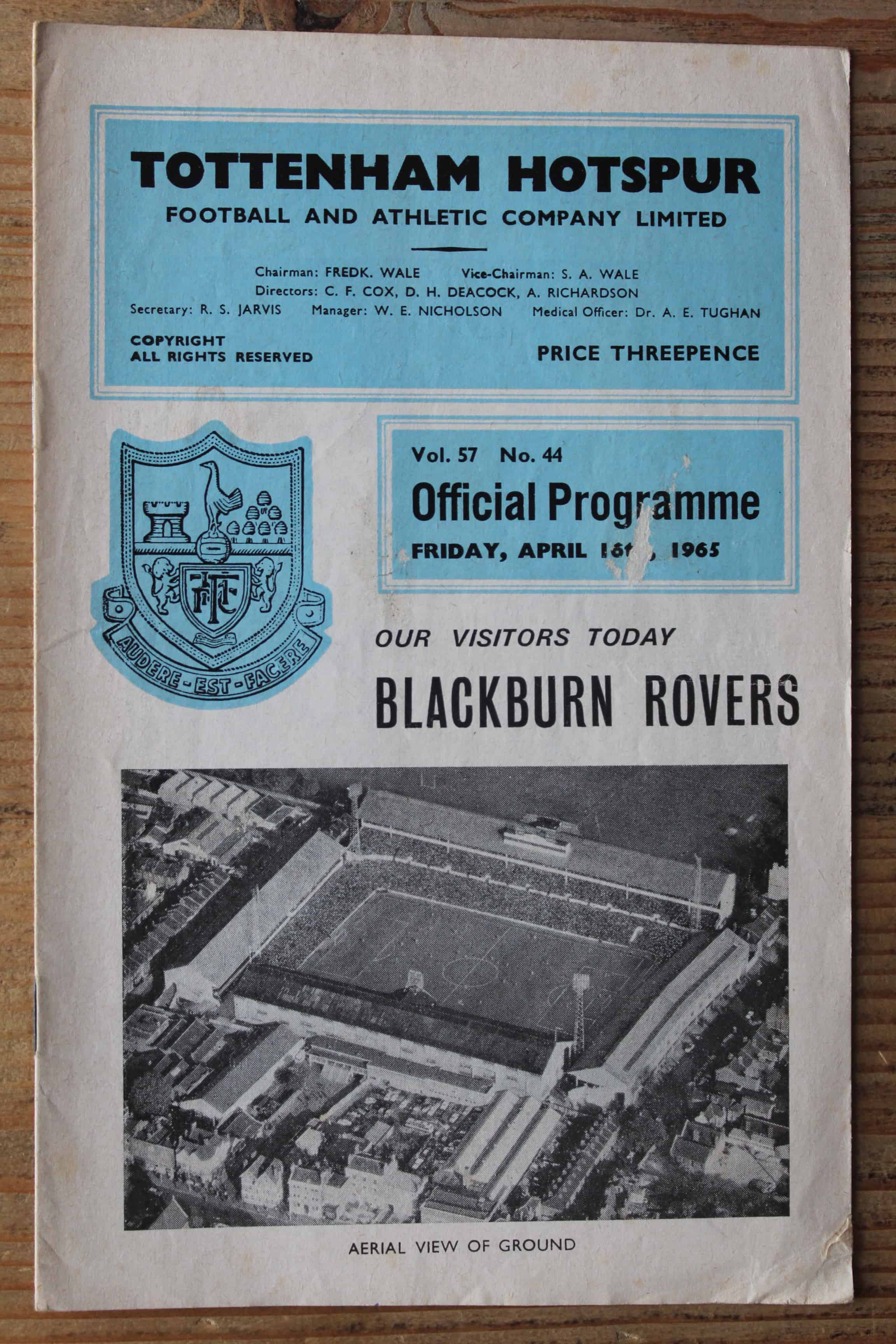 Tottenham Hotspur FC v Blackburn Rovers FC