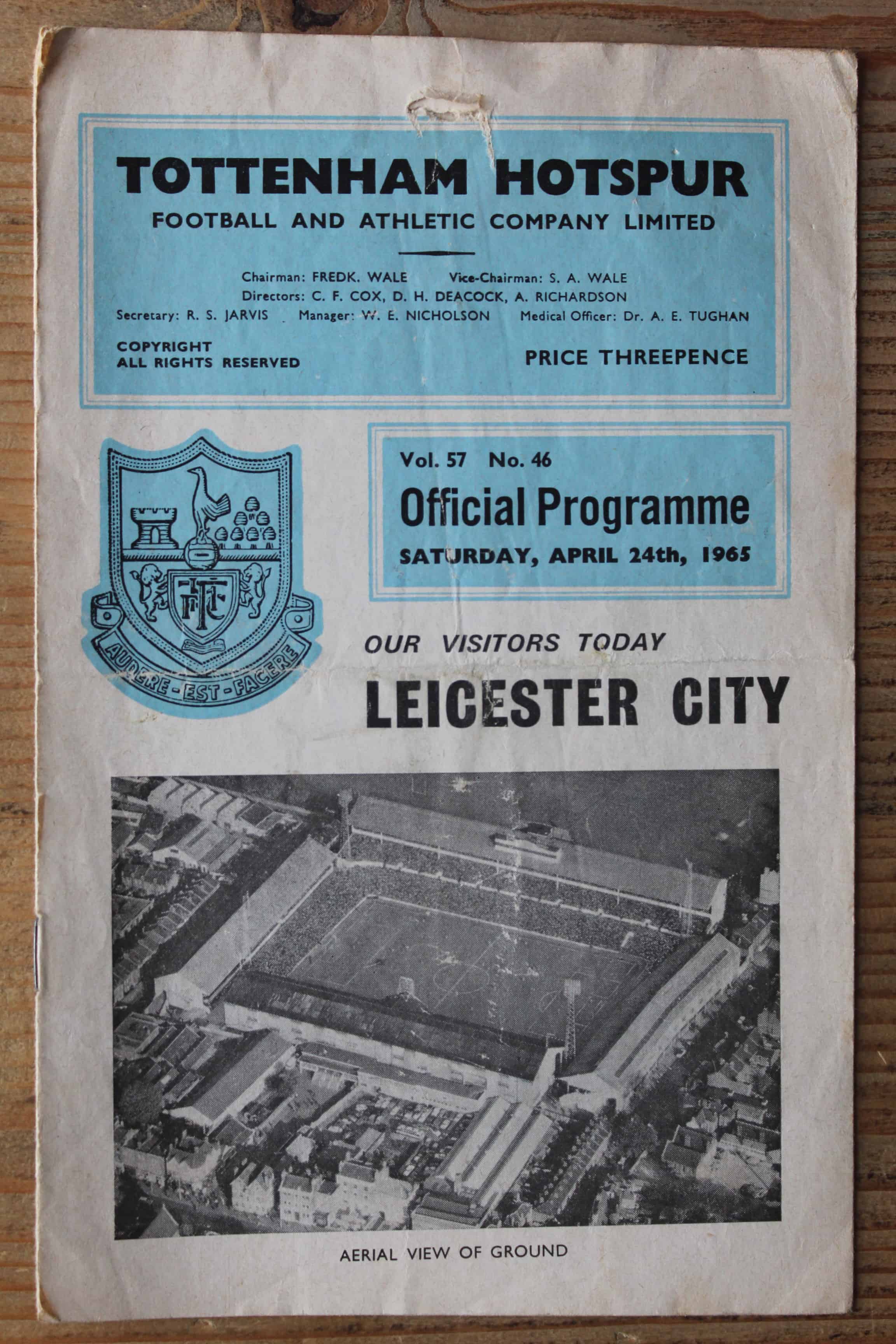 Tottenham Hotspur FC v Leicester City FC