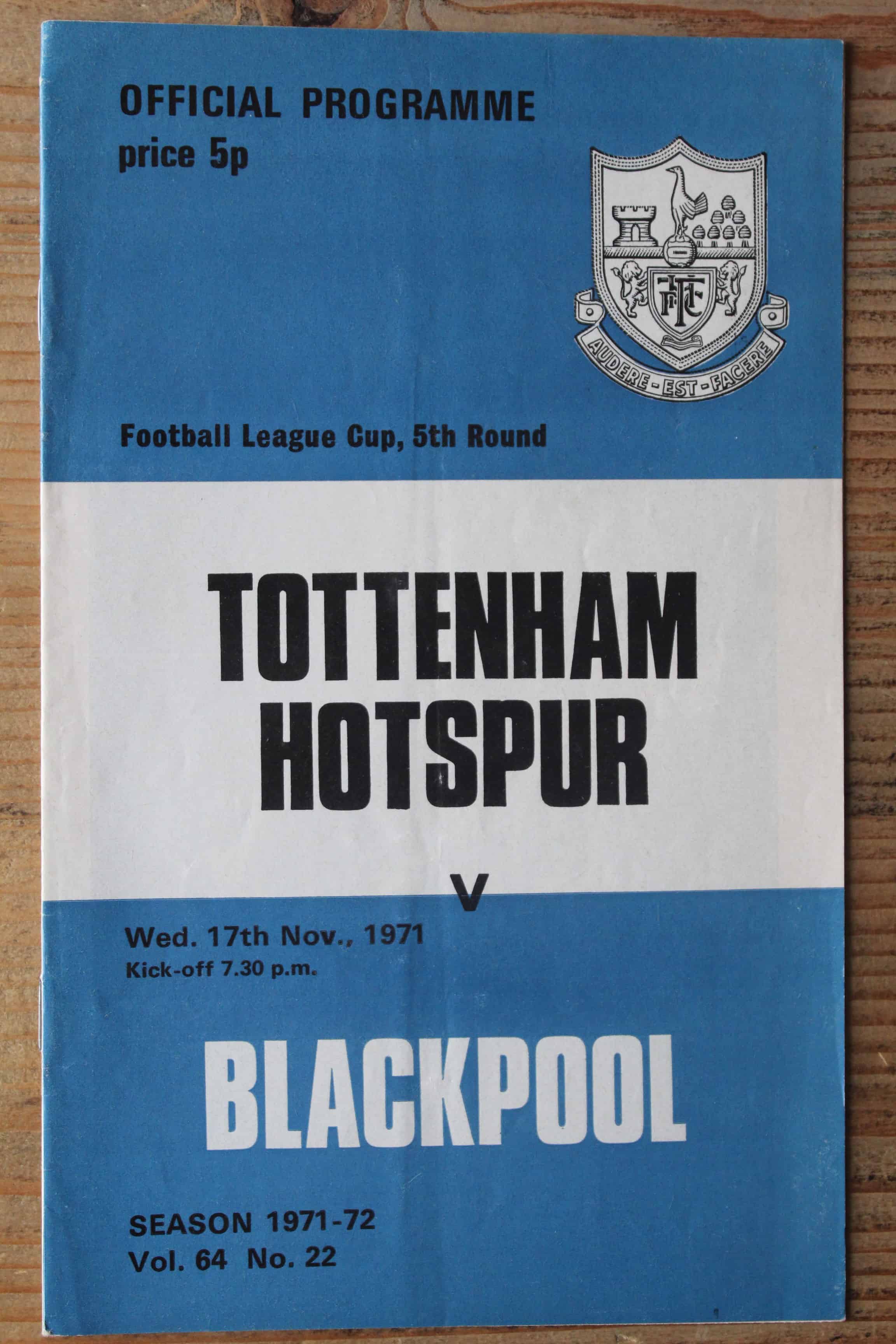 Tottenham Hotspur FC v Blackpool FC