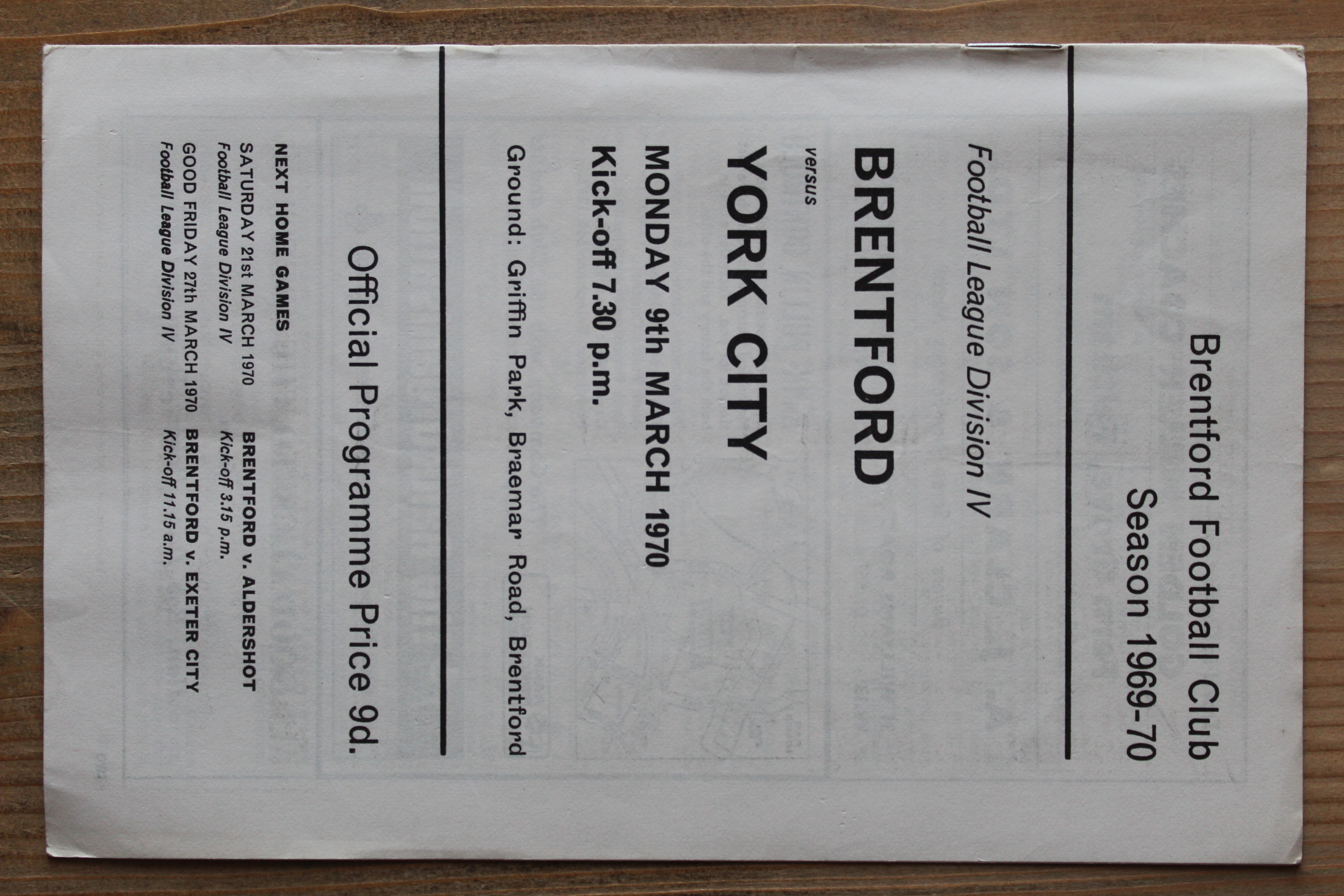 Brentford FC v York City FC