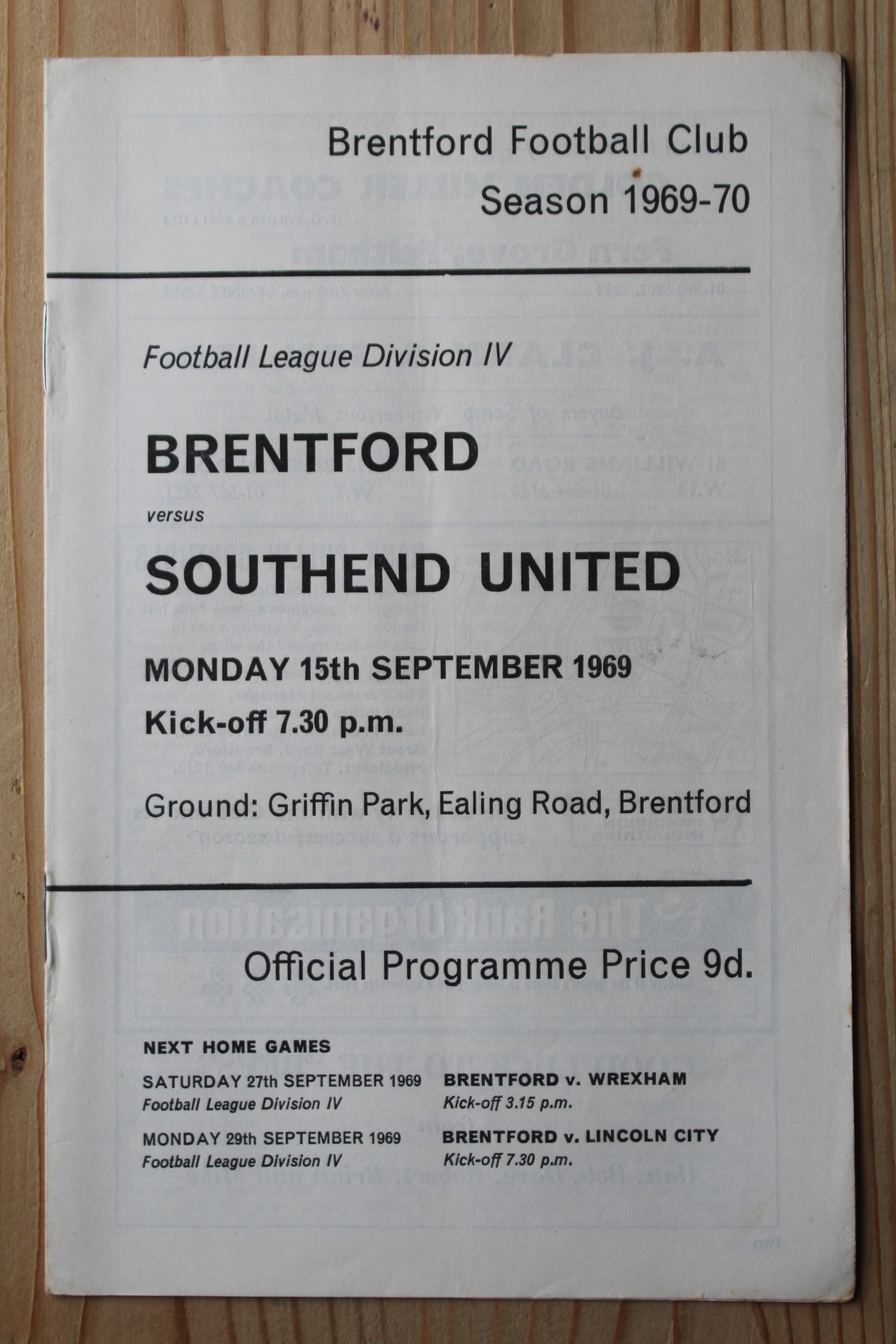 Brentford FC v Southend United FC
