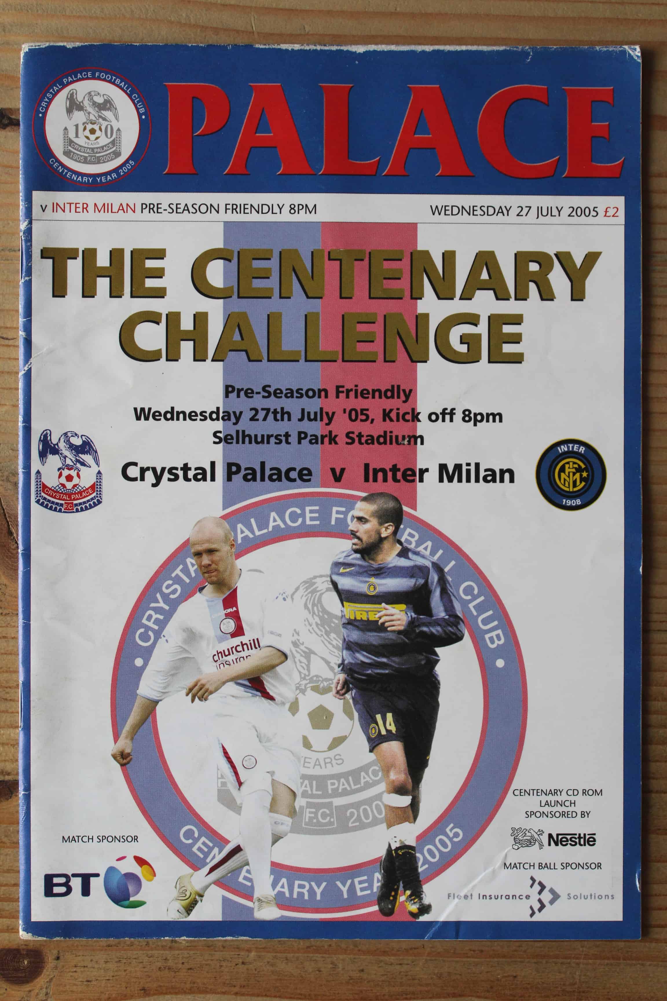 Crystal Palace FC v Internazionale/Inter Milan